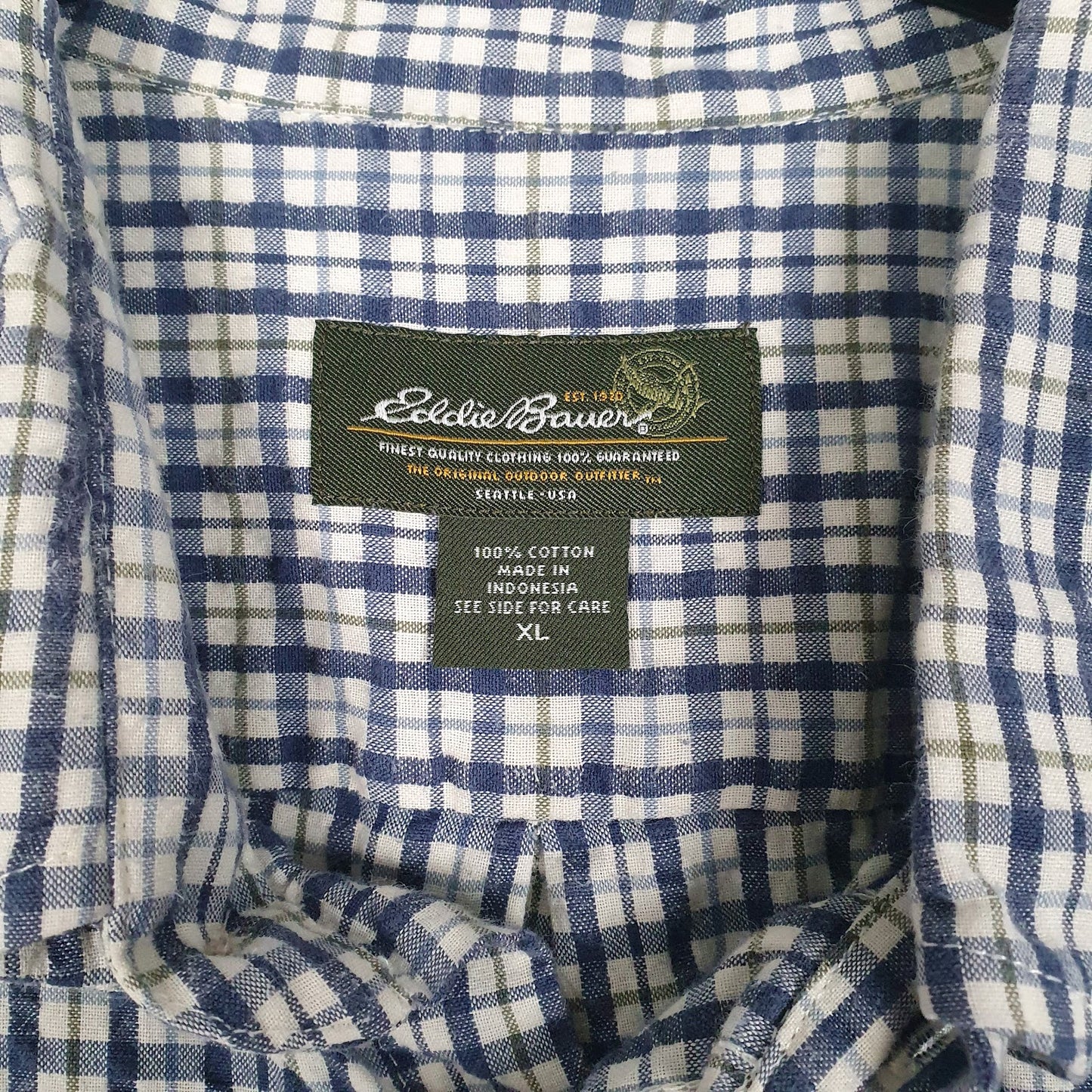 Mens Blue Eddie Bauer   Shirt