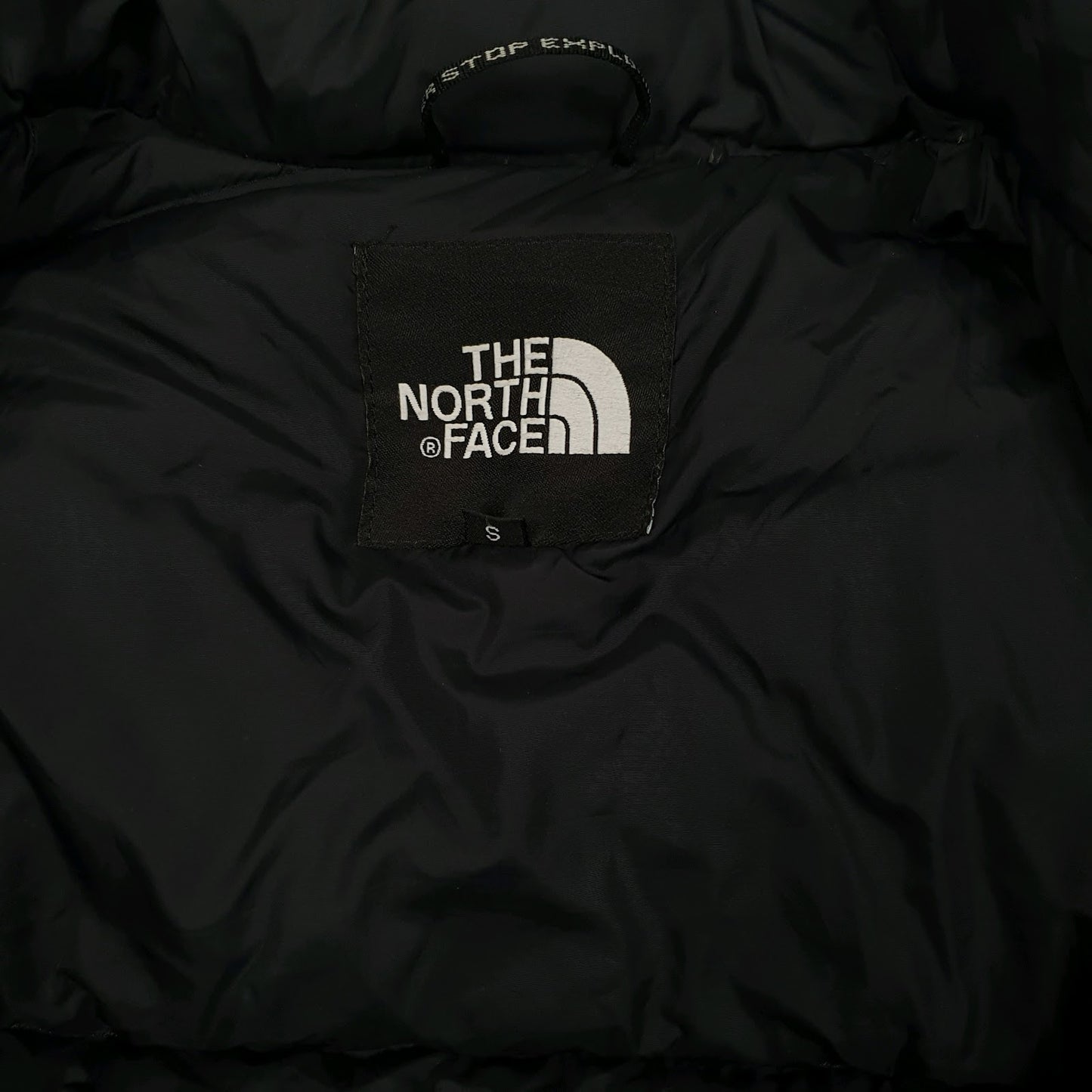 Mens Black The North Face Nuptse  Coat
