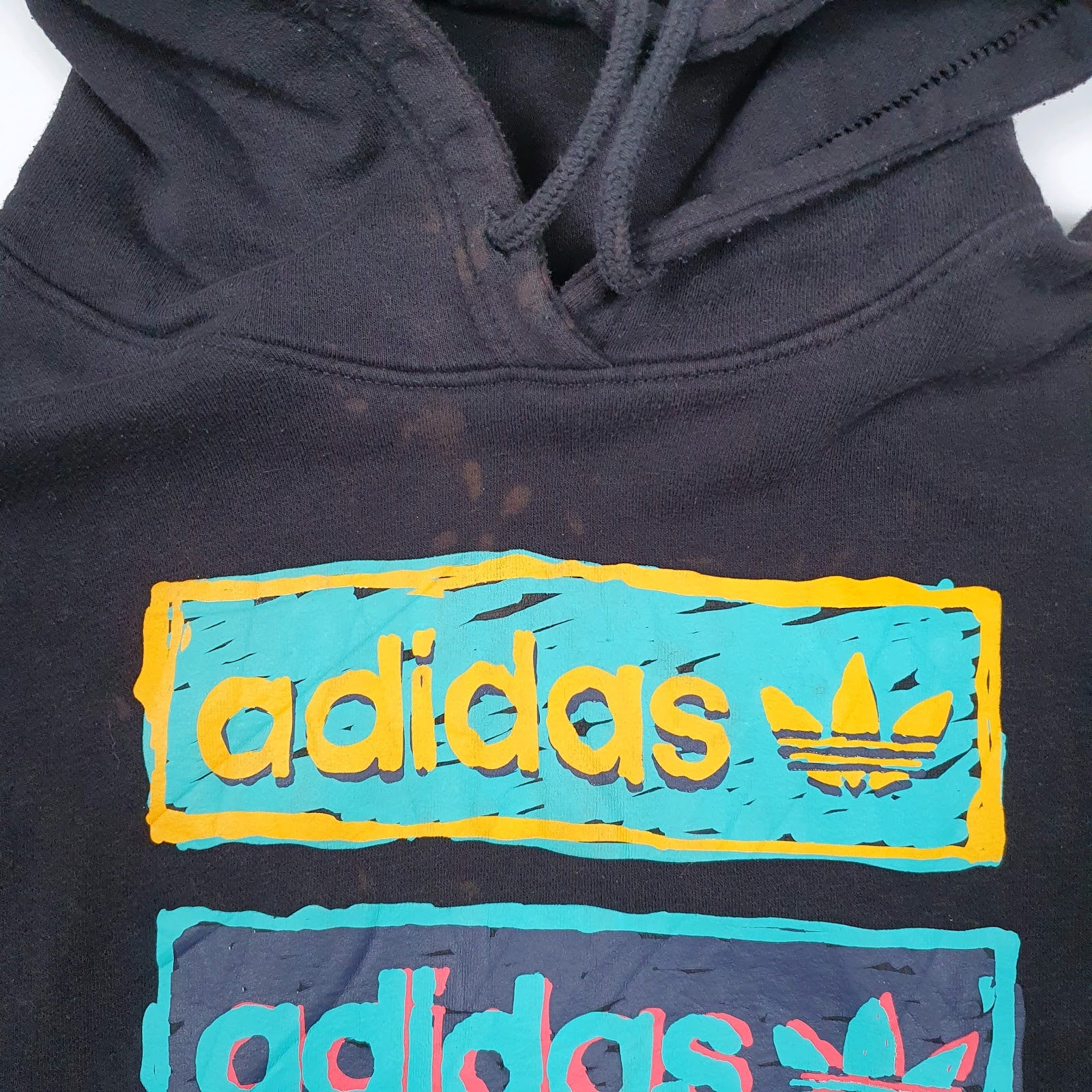 Mens Black Adidas  Hoodie Jumper