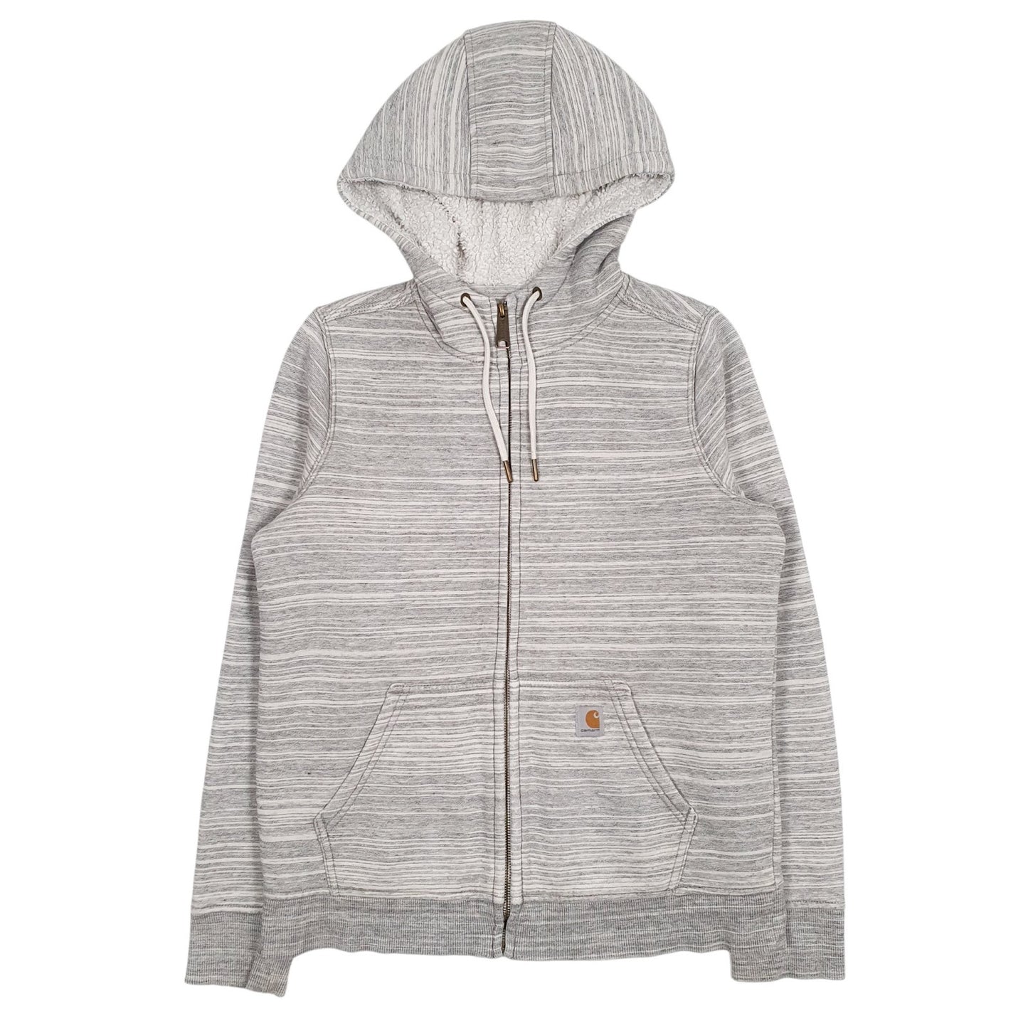 Womens Grey Carhartt Sherps lining Full Zip Jumper