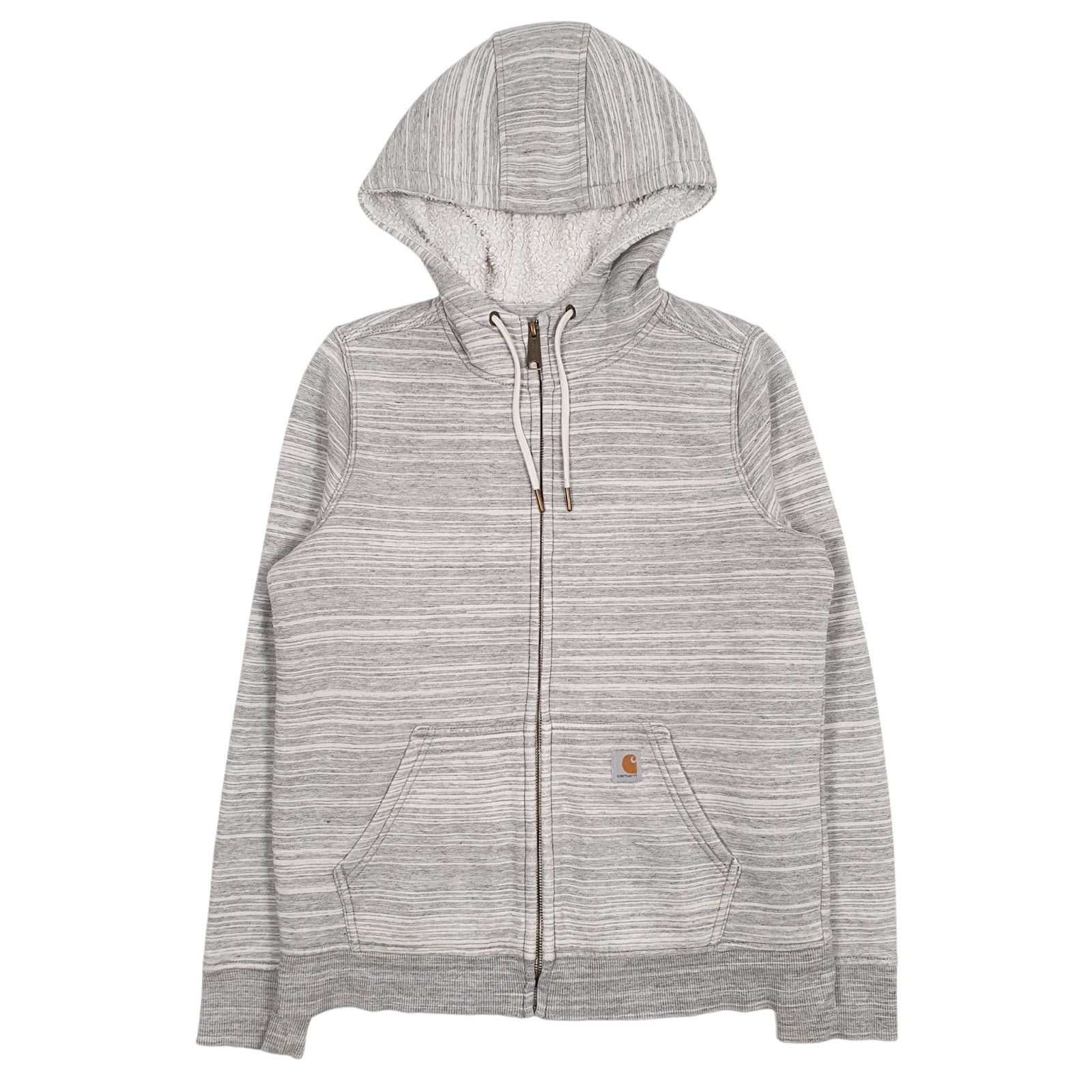Womens Grey Carhartt Sherps lining Full Zip Jumper