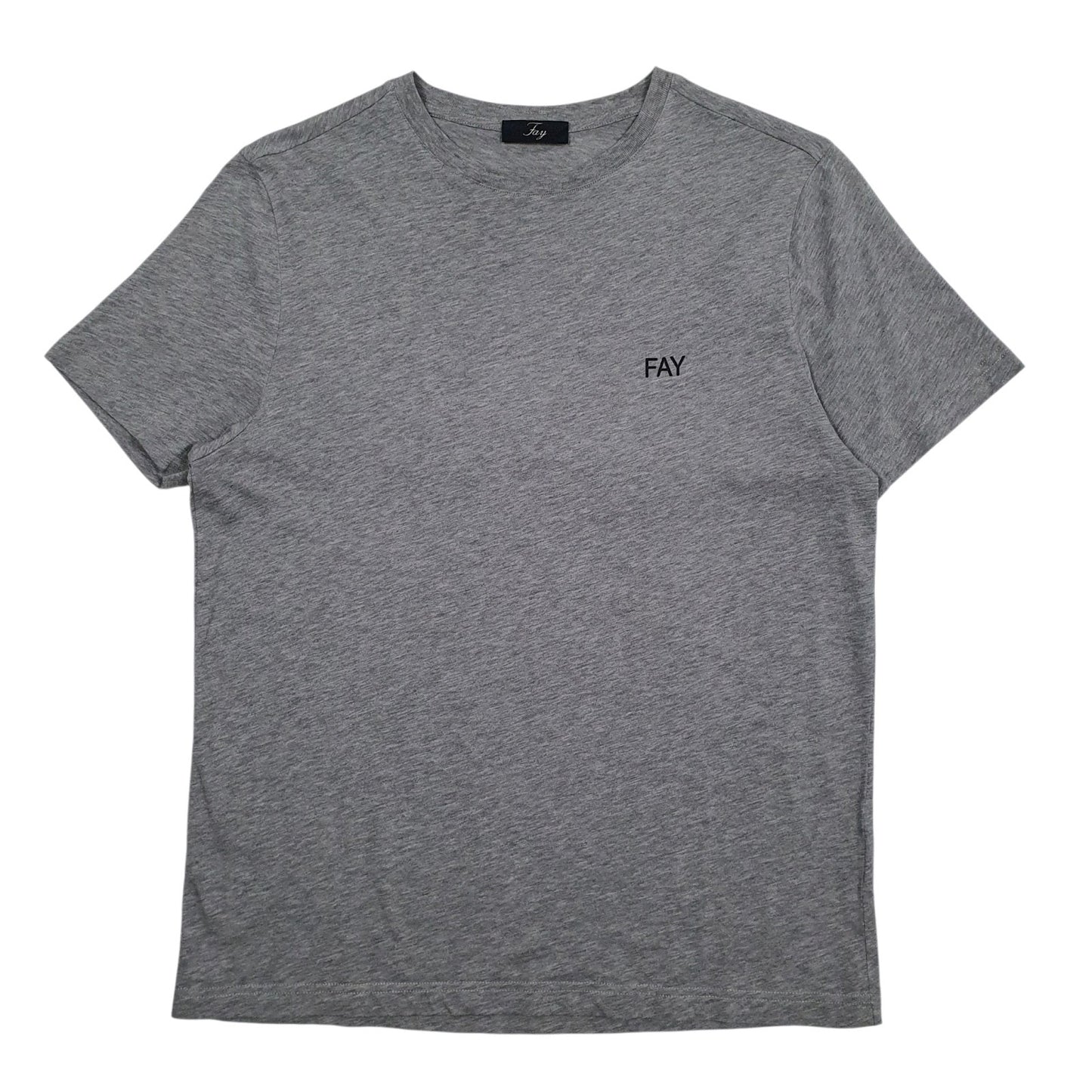 Mens Grey Fay  Short Sleeve T Shirt