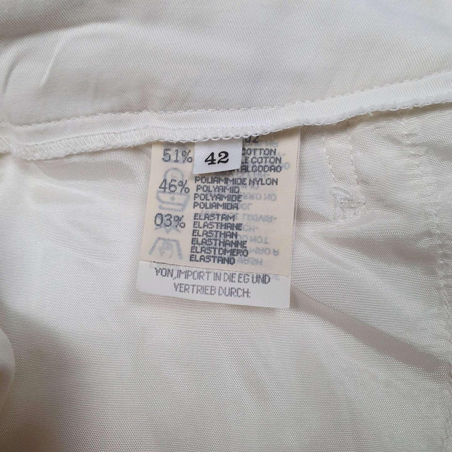 Womens White Stefanel   Trousers