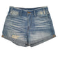 Womens Blue Levis  Denim Shorts