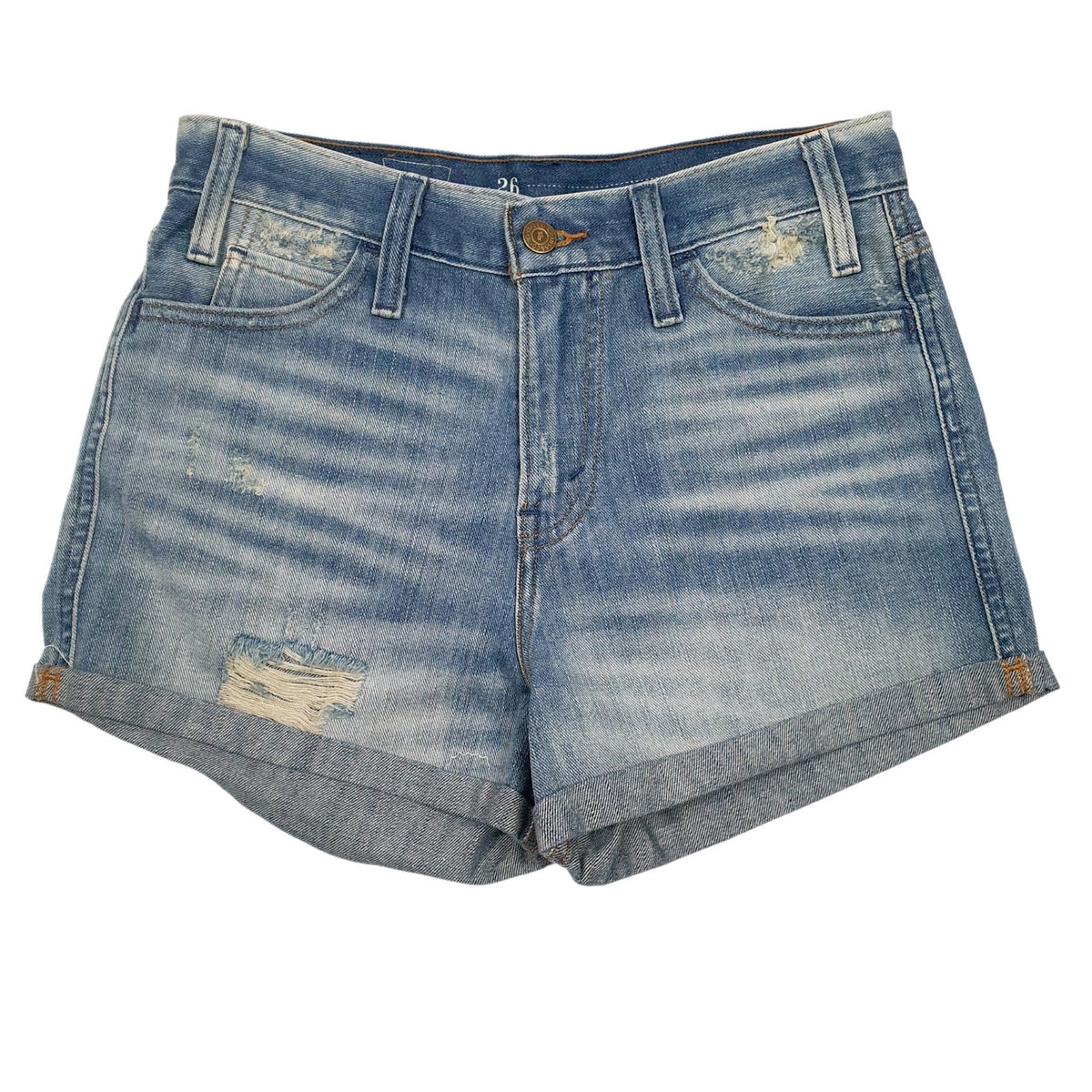 Womens Blue Levis  Denim Shorts