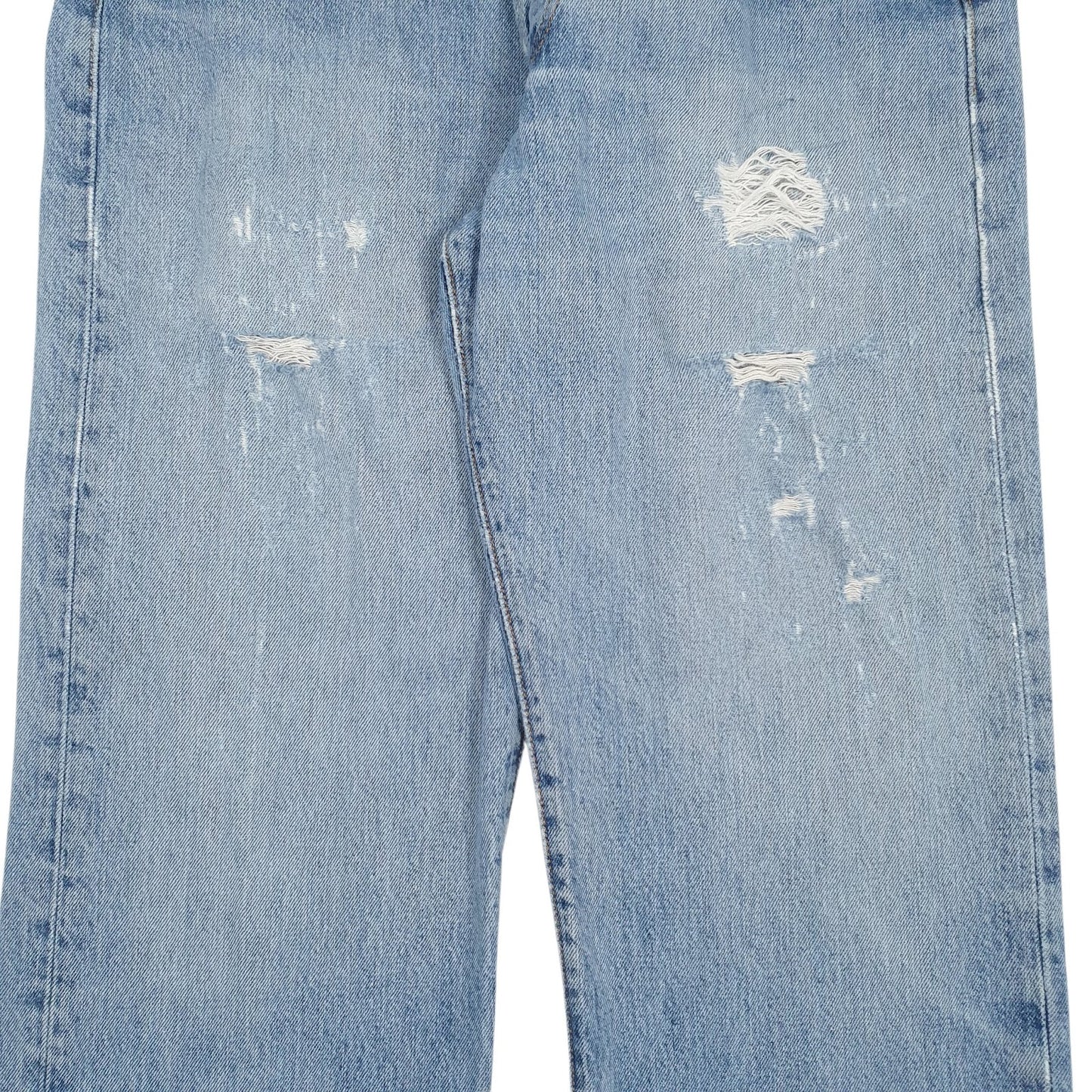 Mens Blue Levis Distressed  Jeans