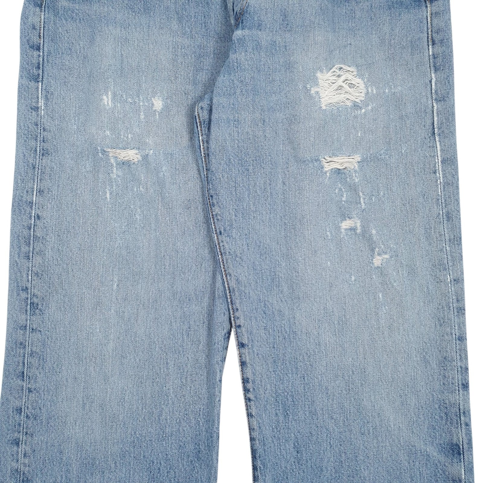 Mens Blue Levis Distressed  Jeans