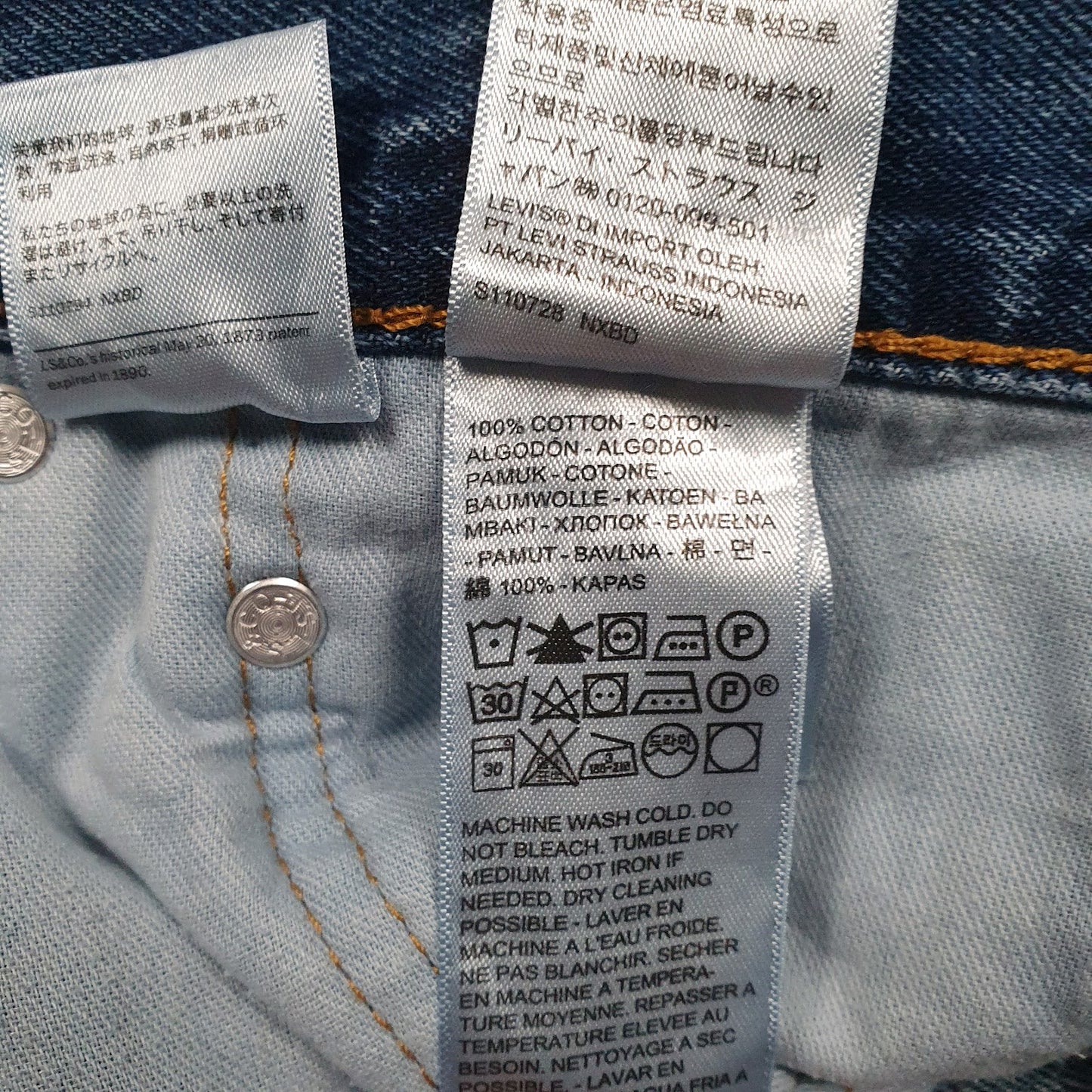 Mens Blue Levis   Jeans