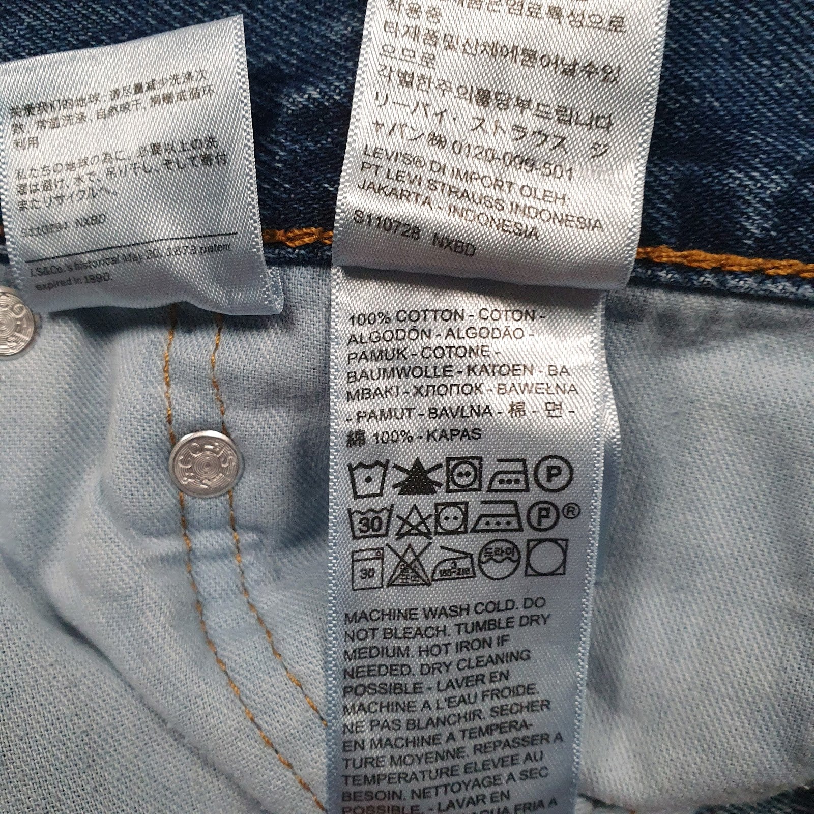 Mens Blue Levis   Jeans