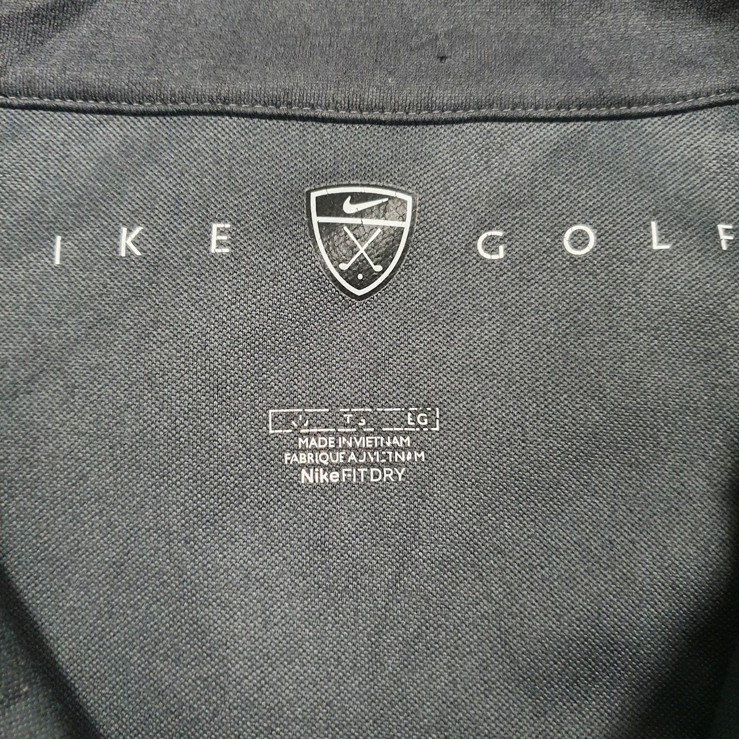 Mens Grey Nike Golf Full Zip Jumper