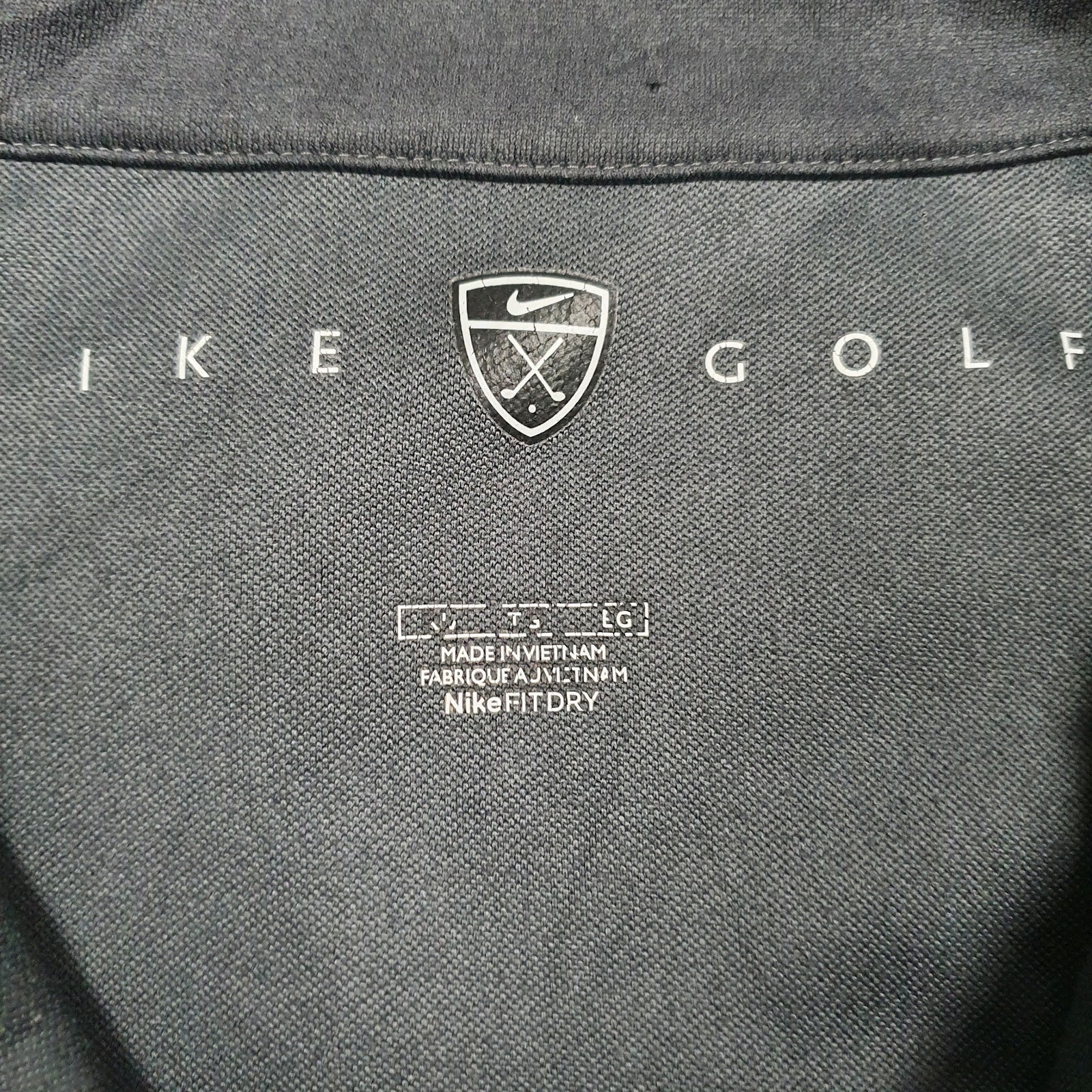Mens Grey Nike Golf Full Zip Jumper