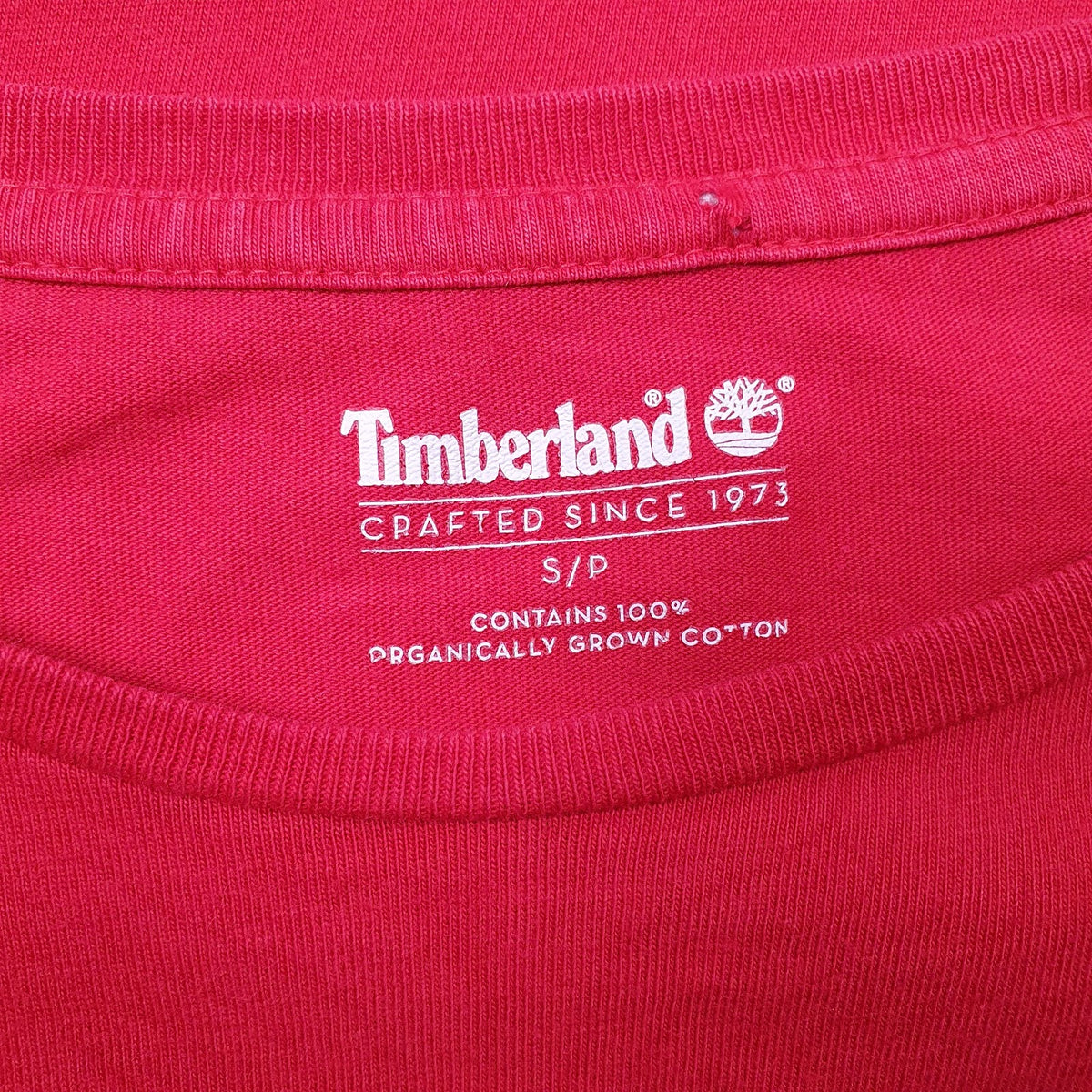 Mens Red Timberland   T Shirt