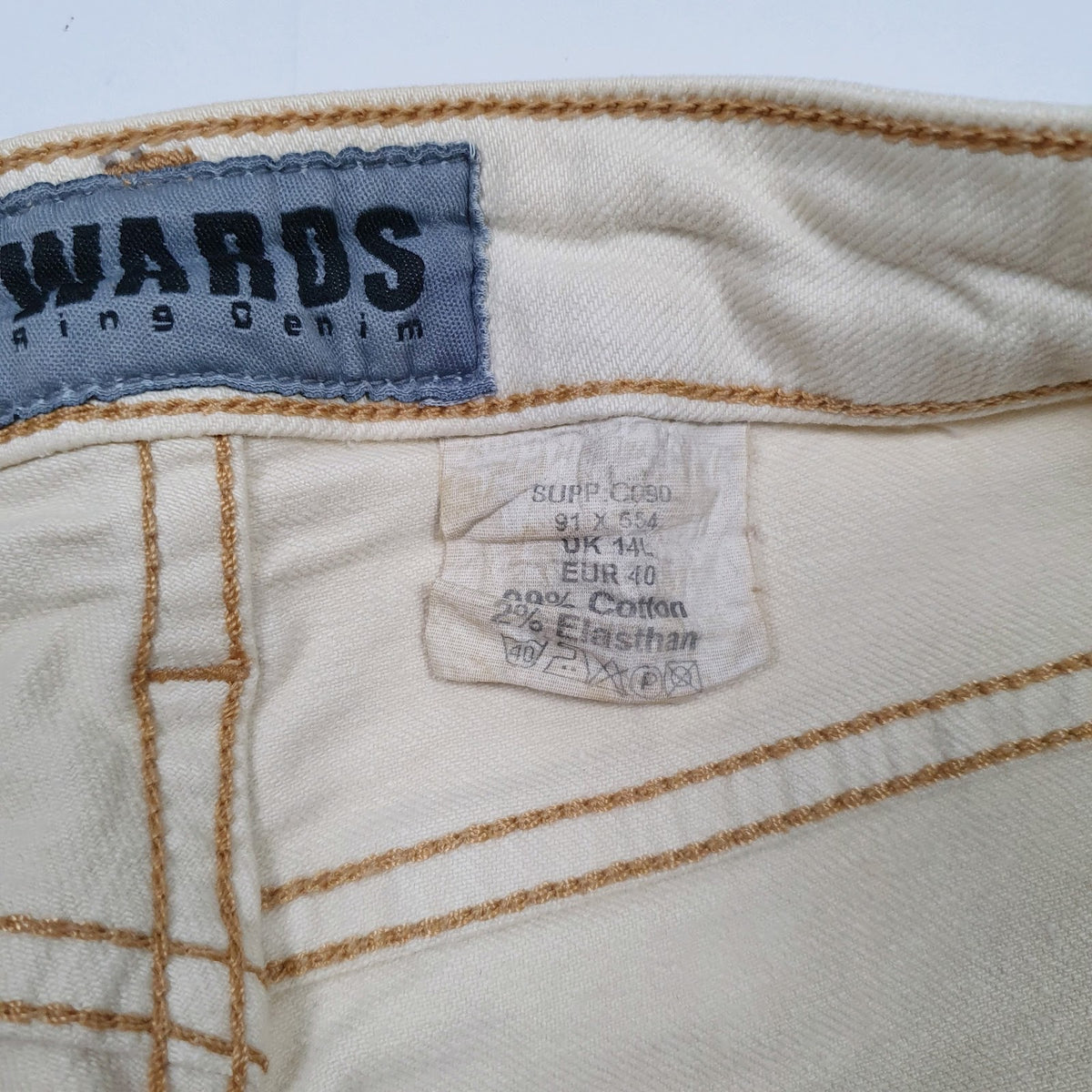 Womens Cream 4 Wards   Jeans