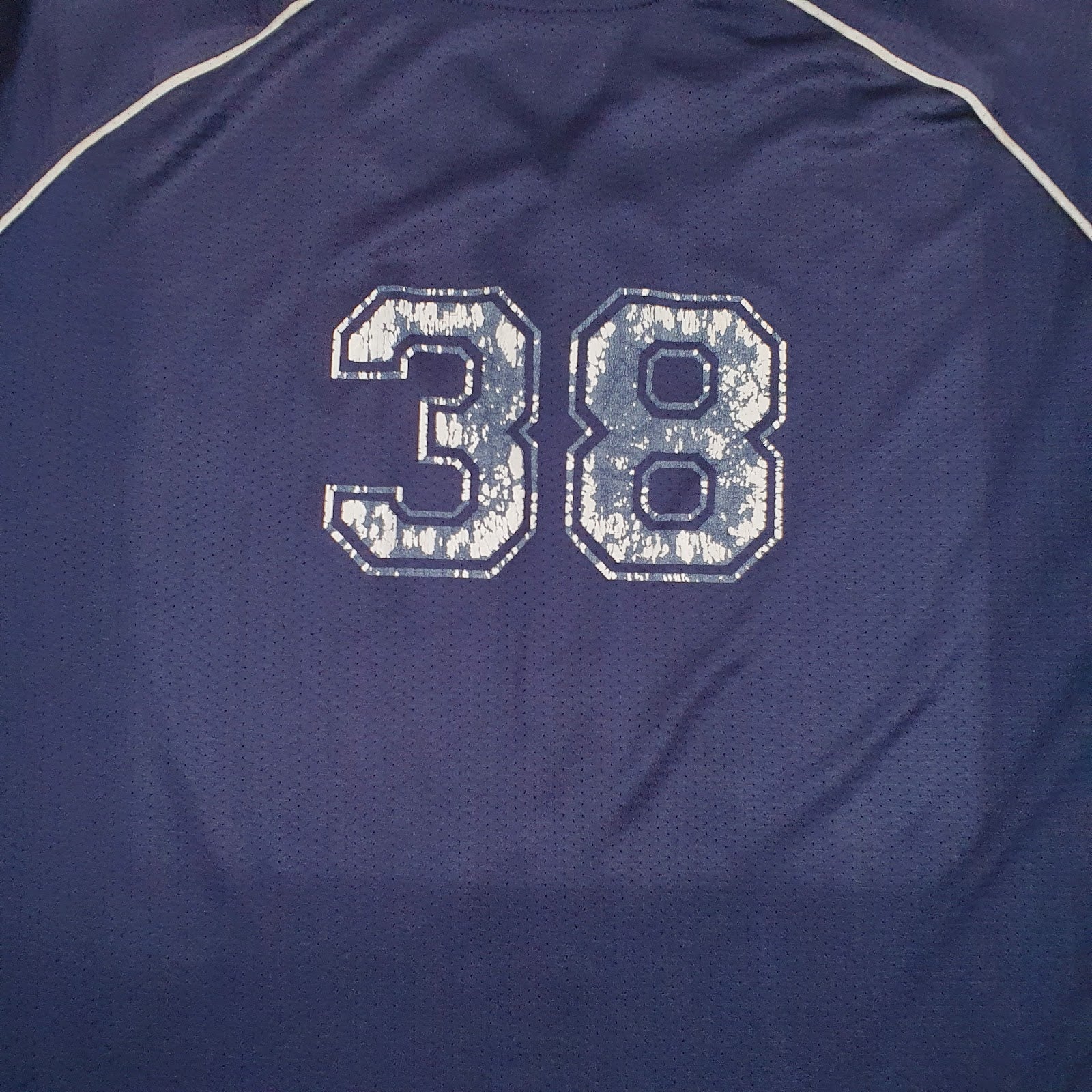 Mens Navy Under Armour Jersey  T Shirt