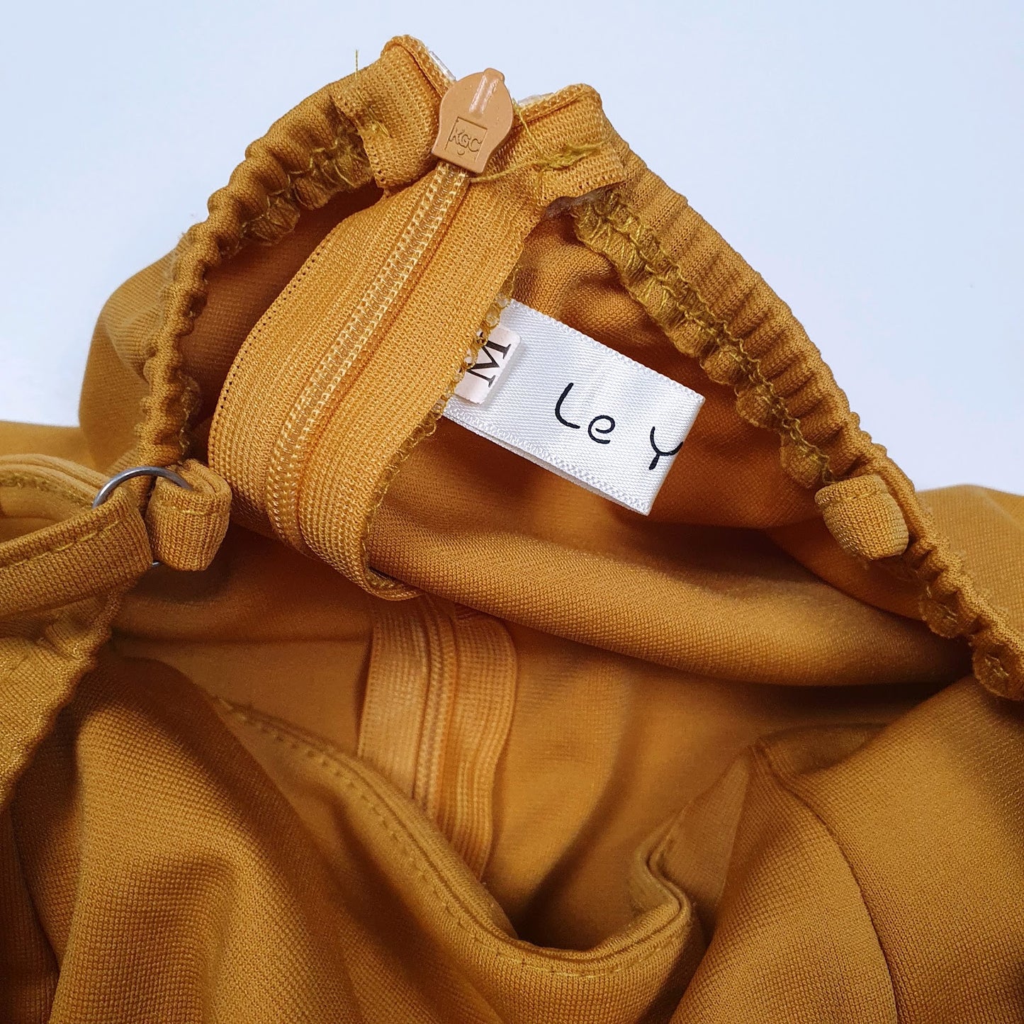 Womens Orange Le Yu Ya Asymmetric  Dress