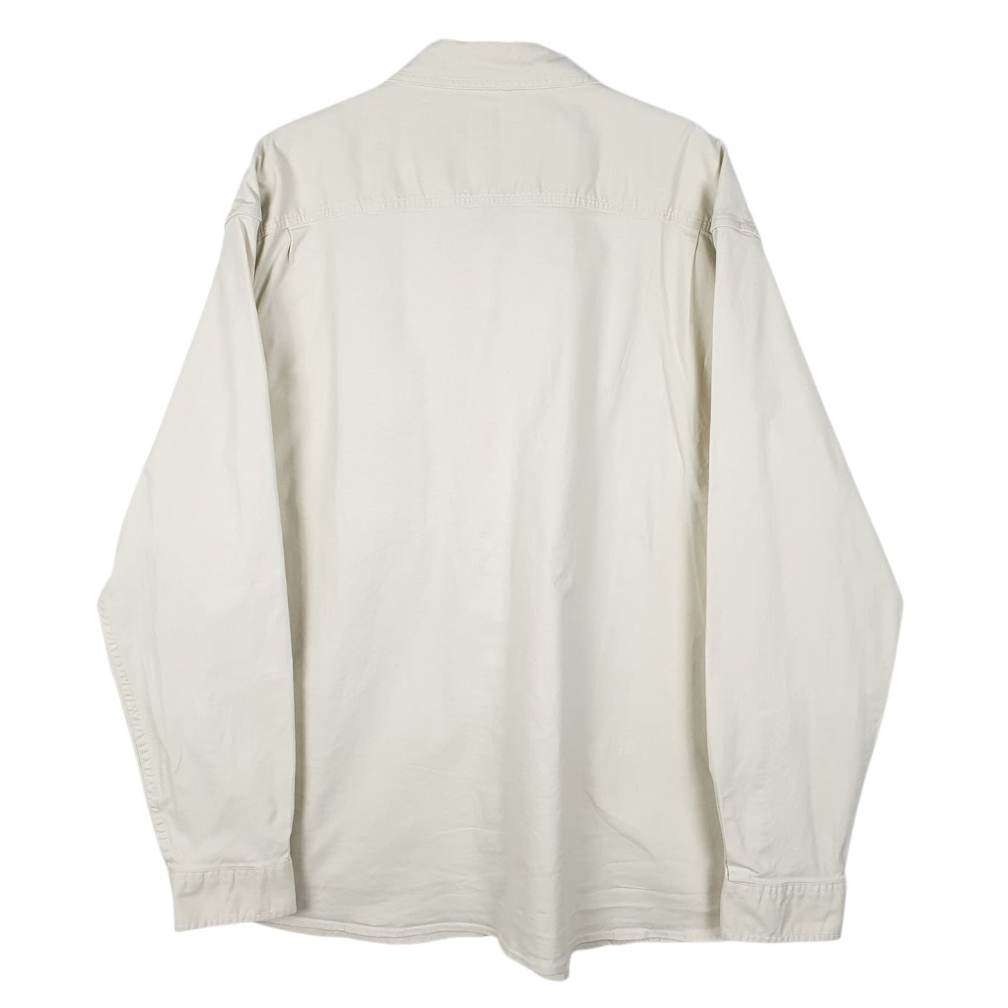 Mens Cream L.L.Bean   Shirt