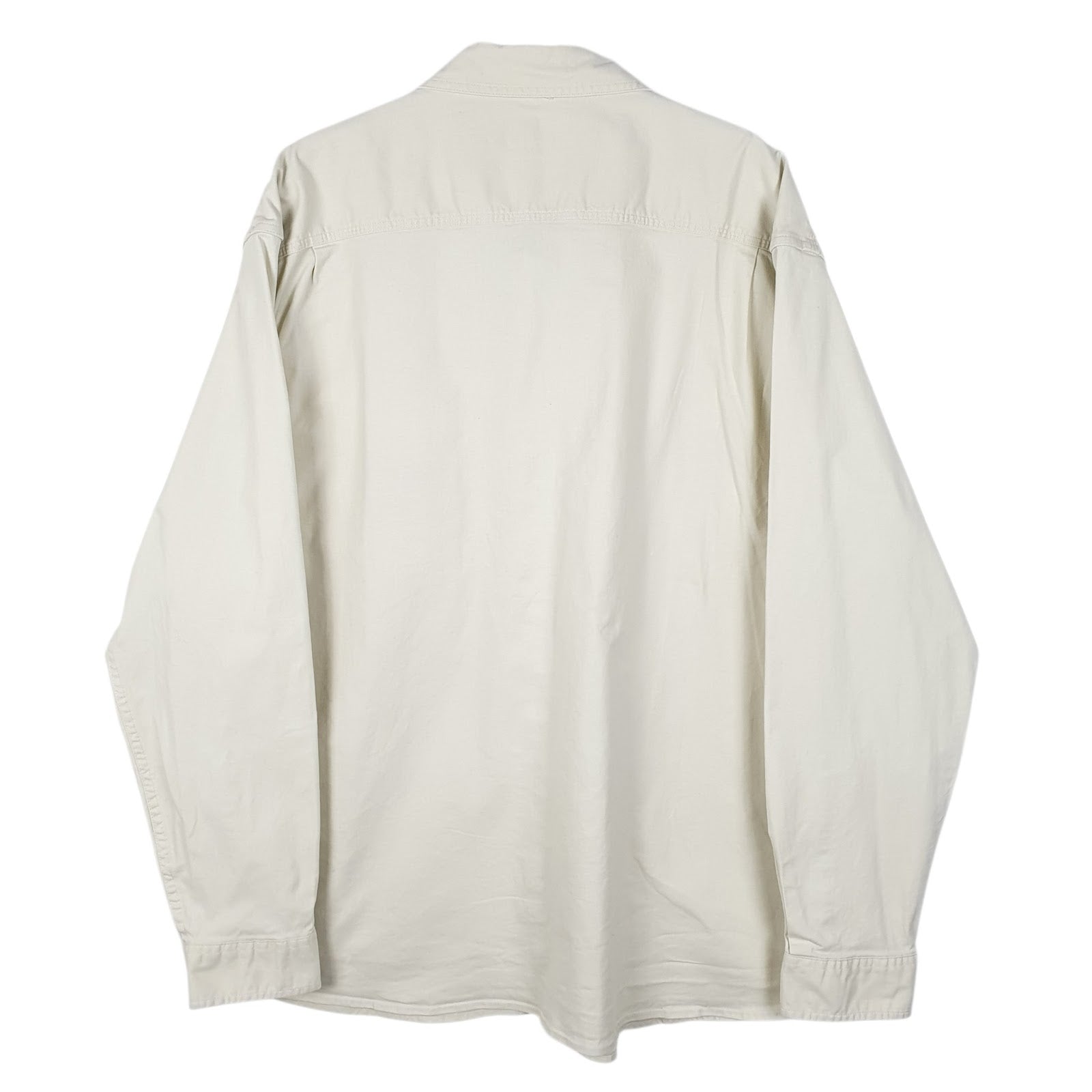 Mens Cream L.L.Bean   Shirt