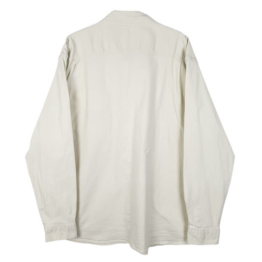 Mens Cream L.L.Bean   Shirt