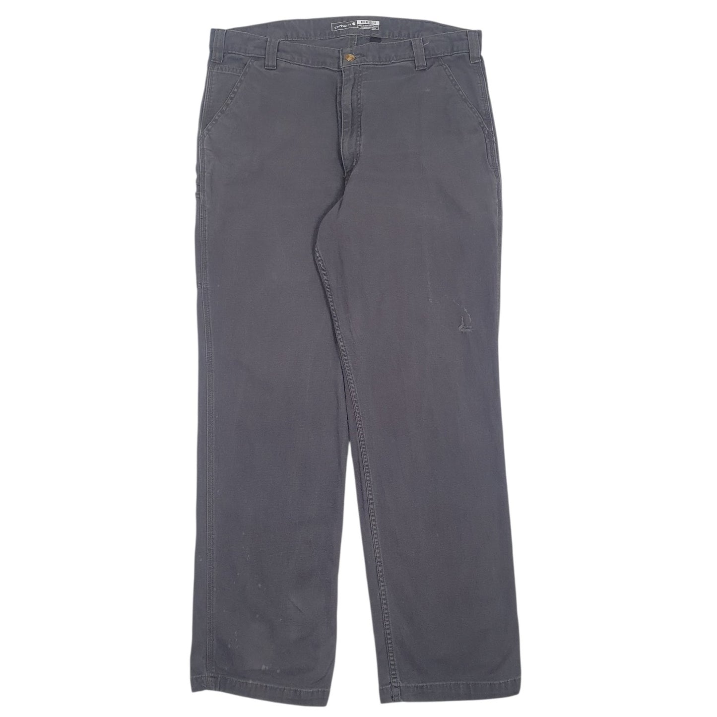 Mens Grey Carhartt Workwear Carpenter BN2291-M JeansW40 L34