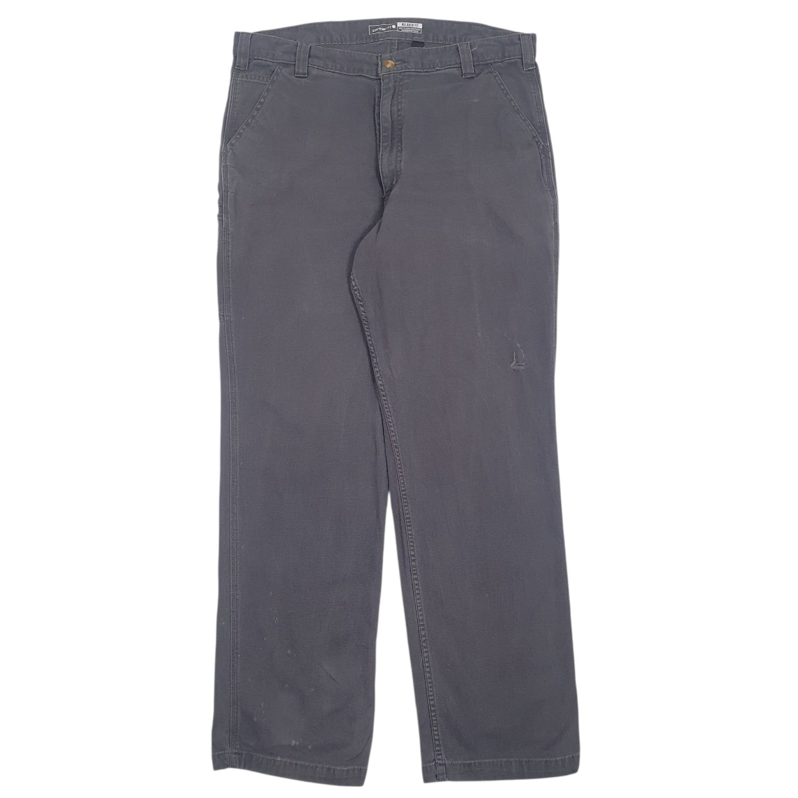 Mens Grey Carhartt Workwear Carpenter BN2291-M JeansW40 L34