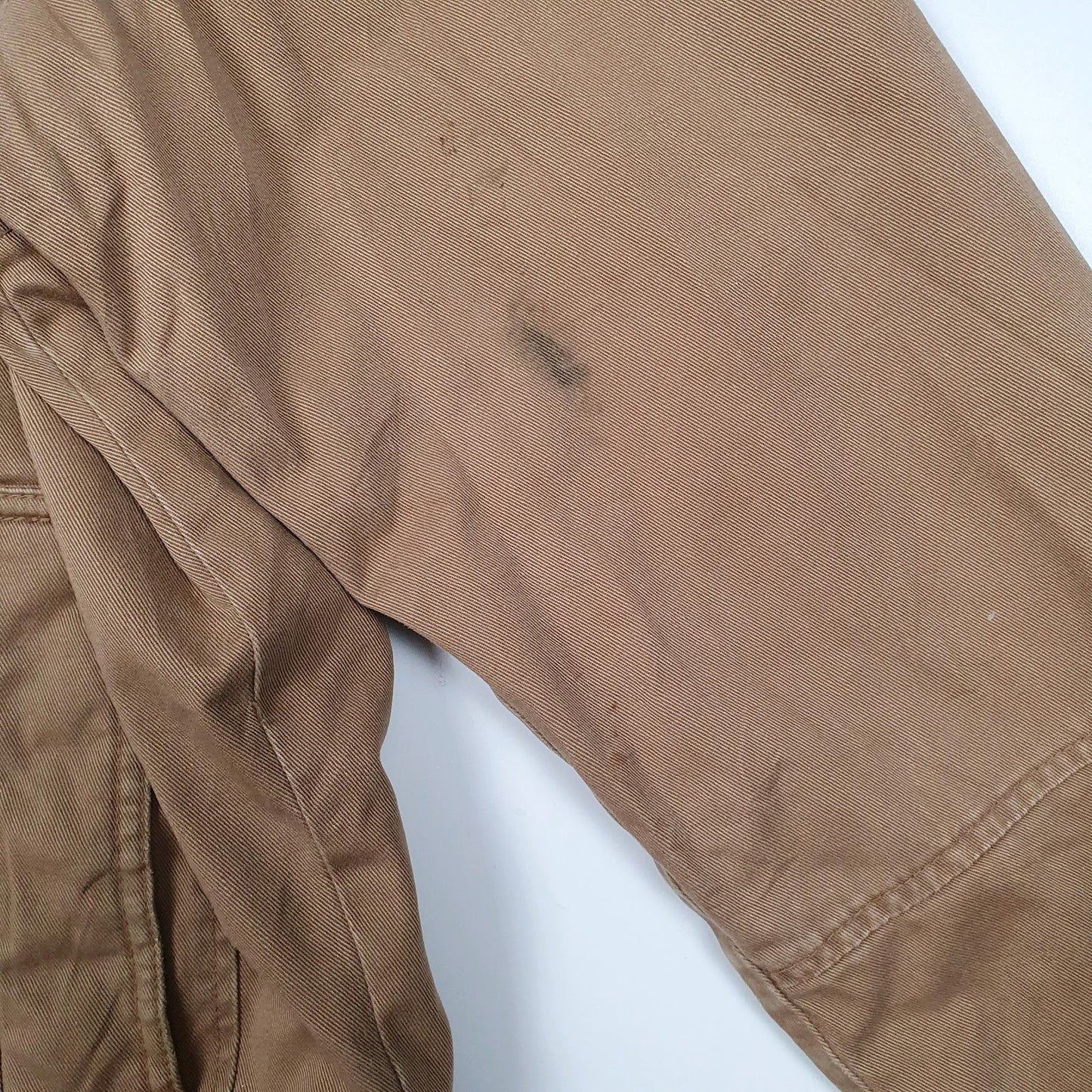 Mens Beige Levis Padded Windbreaker Hoodie Coat