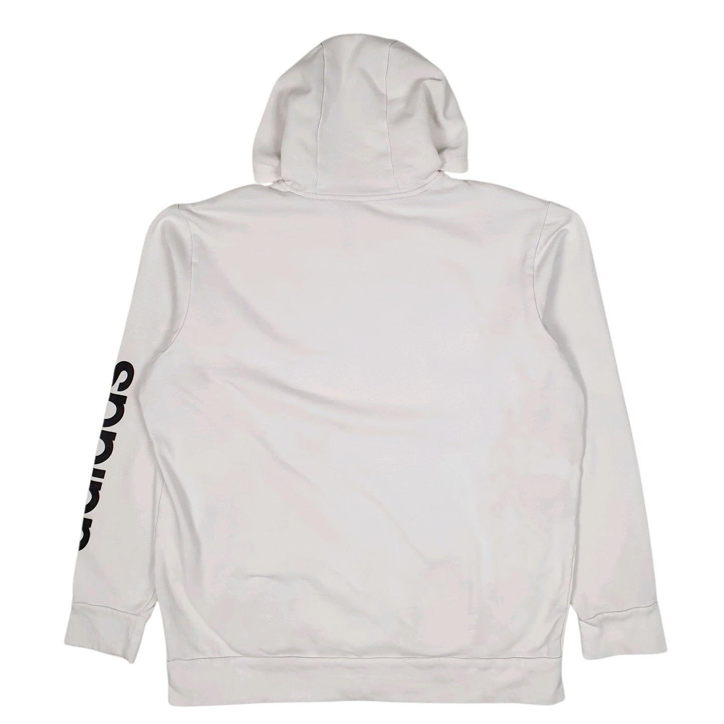Mens White Adidas  Hoodie Jumper