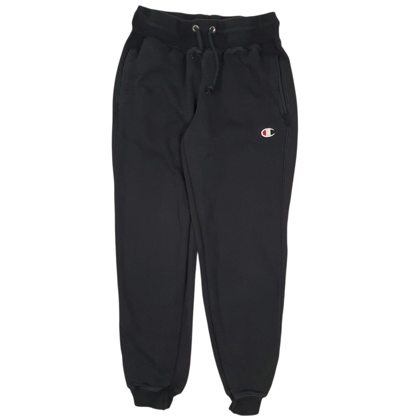 Mens Black Champion Reverse Weave Jogger Trousers