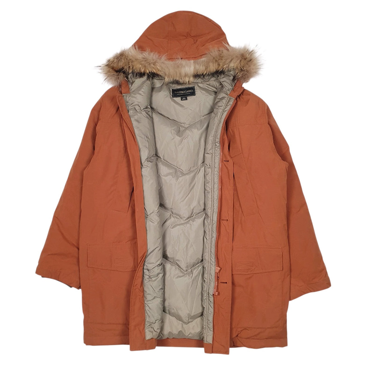 Mens Orange Marlboro   Coat