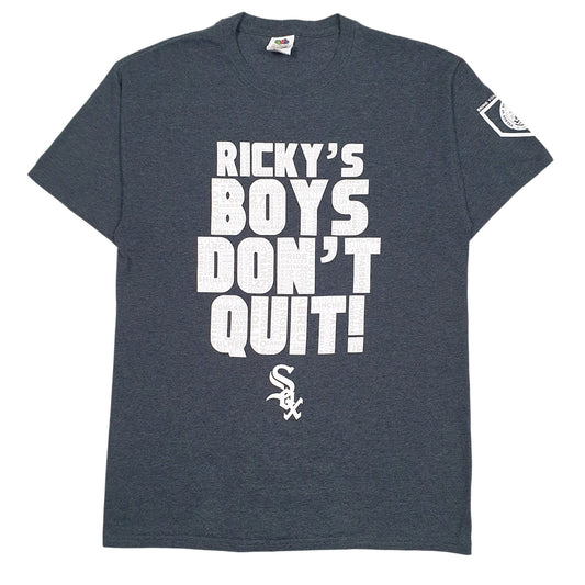 Mens Grey Fruit Of The Loom  Short Sleeve T Shirt