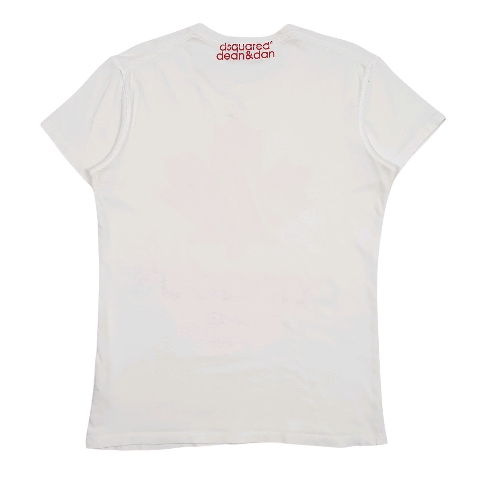 Mens White Dsquared2 Canada's Twins Made In Italy  T Shirt