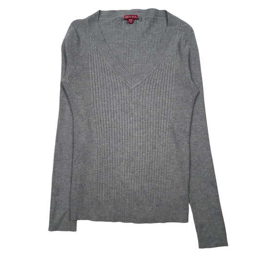 Womens Grey Merona  V Neck Jumper