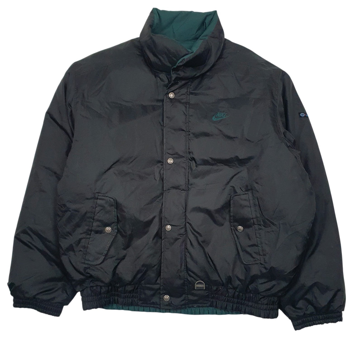 Mens Black Nike Vintage Reversable  Coat