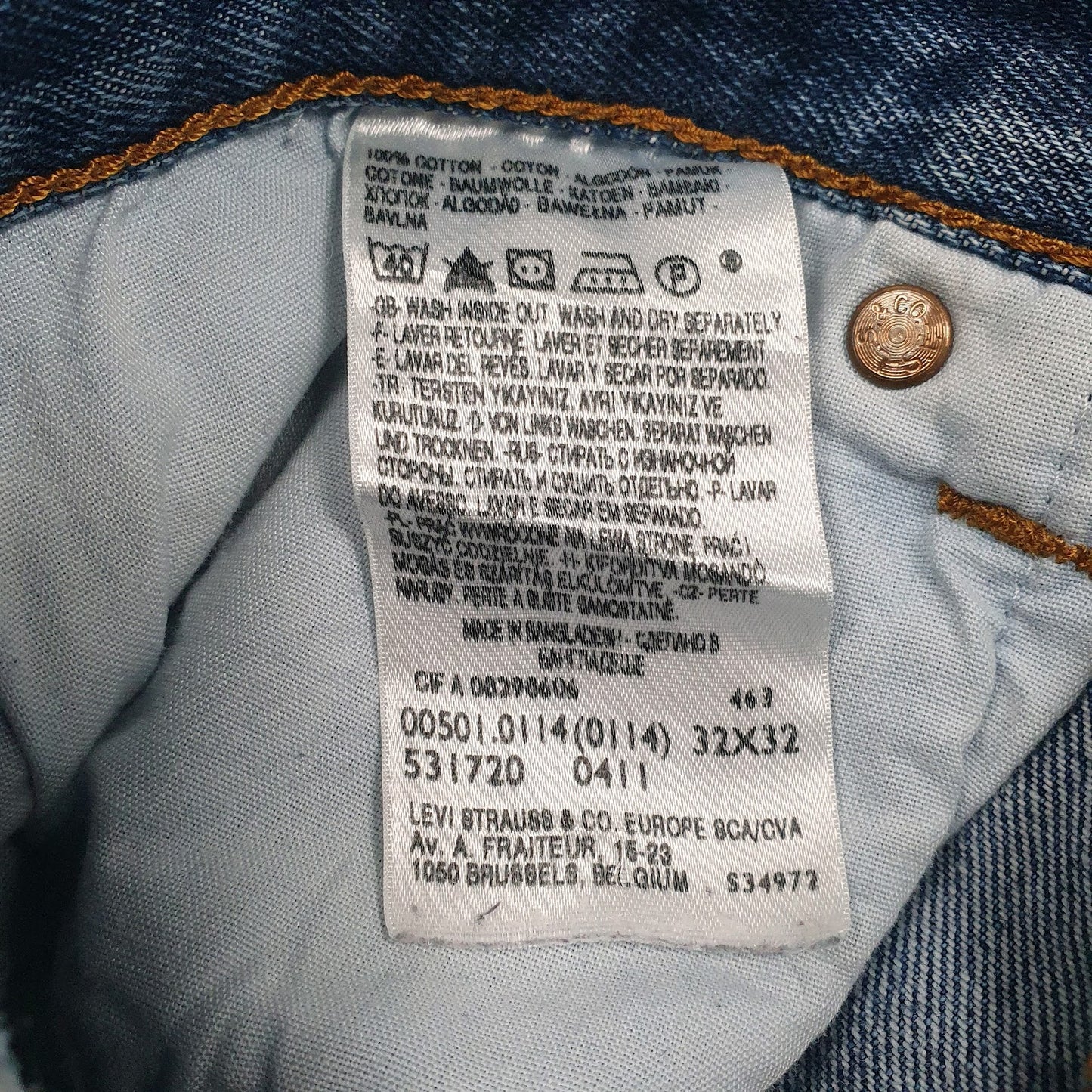 Mens Blue Levis   Jeans