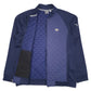 Mens Blue Puma Quilted Full Zip Jumper