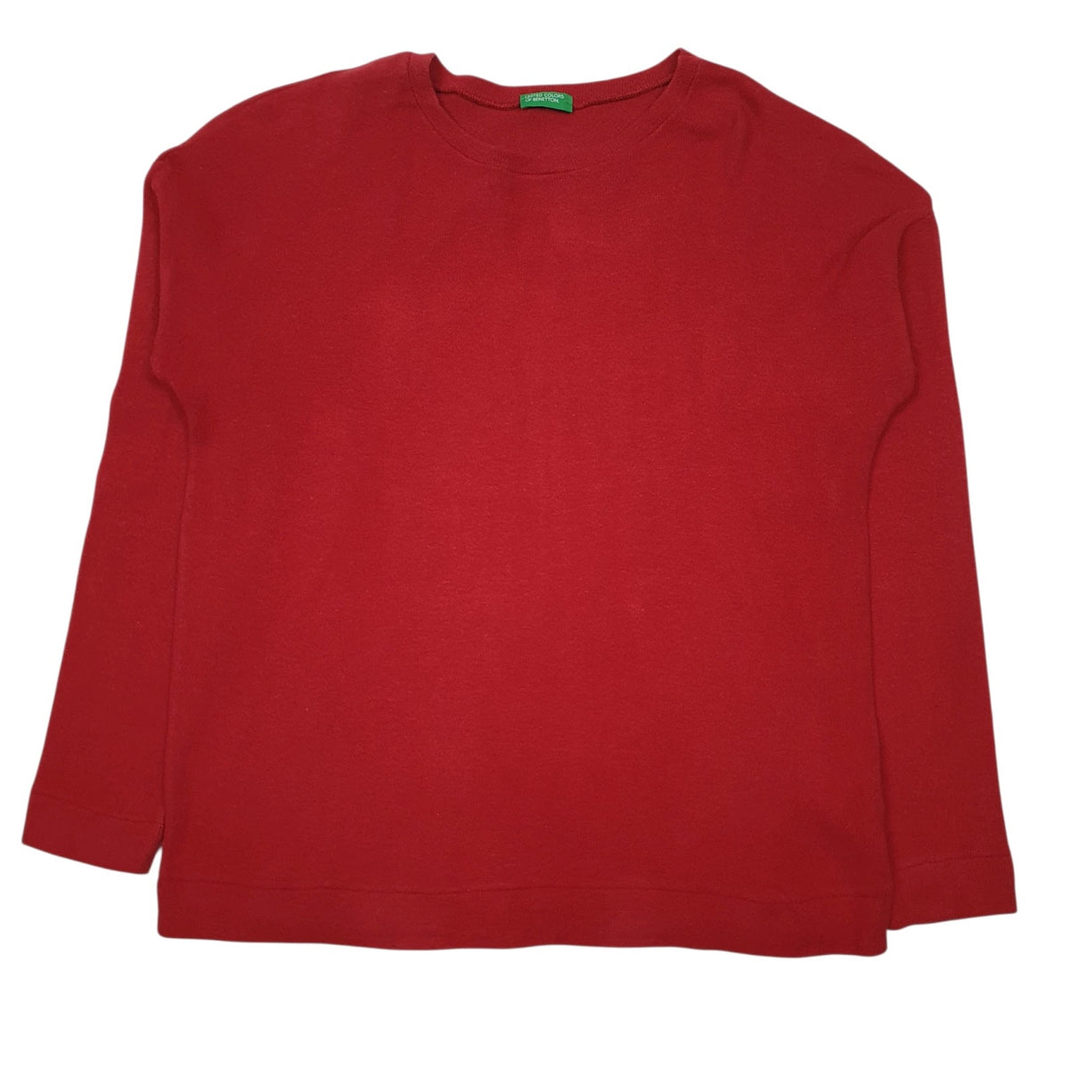Womens Red United Colors Of Benetton  Crewneck Jumper
