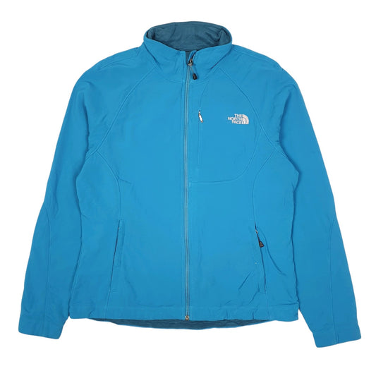 Womens Blue The North Face Windbreaker Hoodie Coat