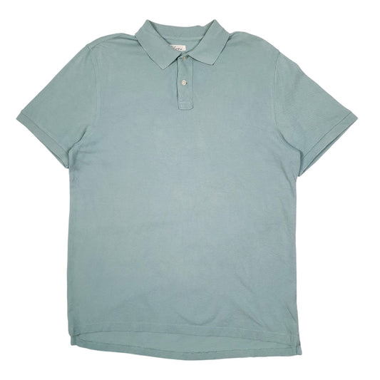 Mens Blue J Crew  Short Sleeve Polo Shirt