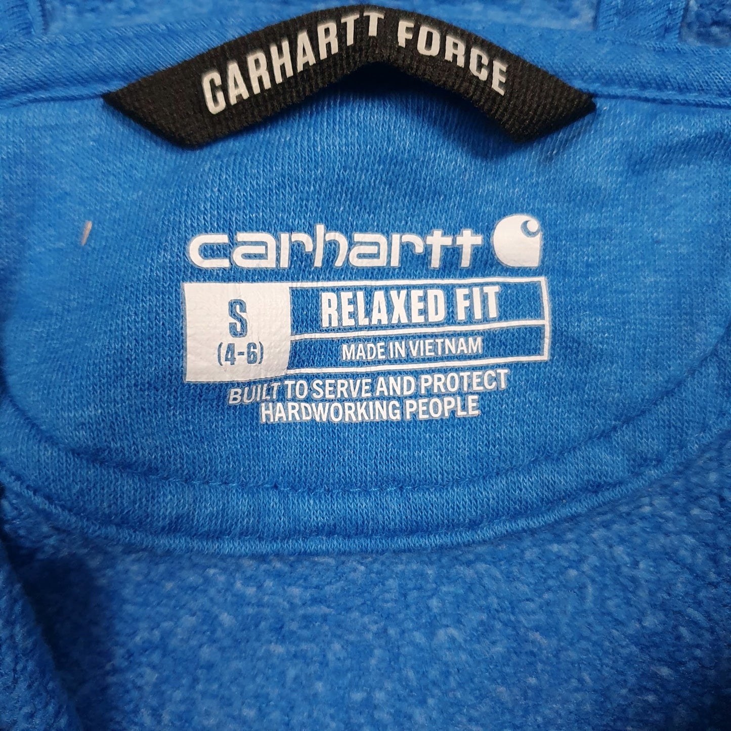 Womens Blue Carhartt  Hoodie Jumper