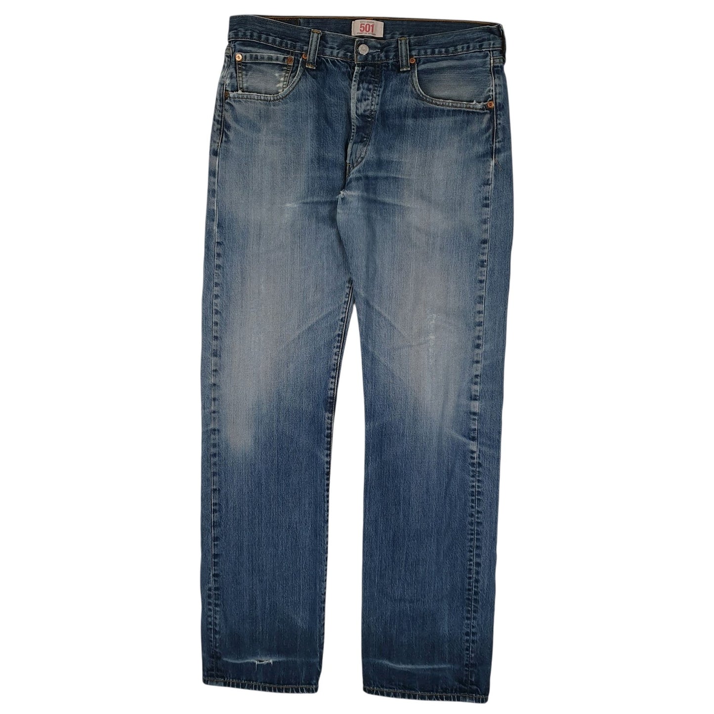 Mens Blue Levis  501 JeansW34 L34