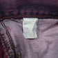 Womens Burgundy Slesh   Jeans