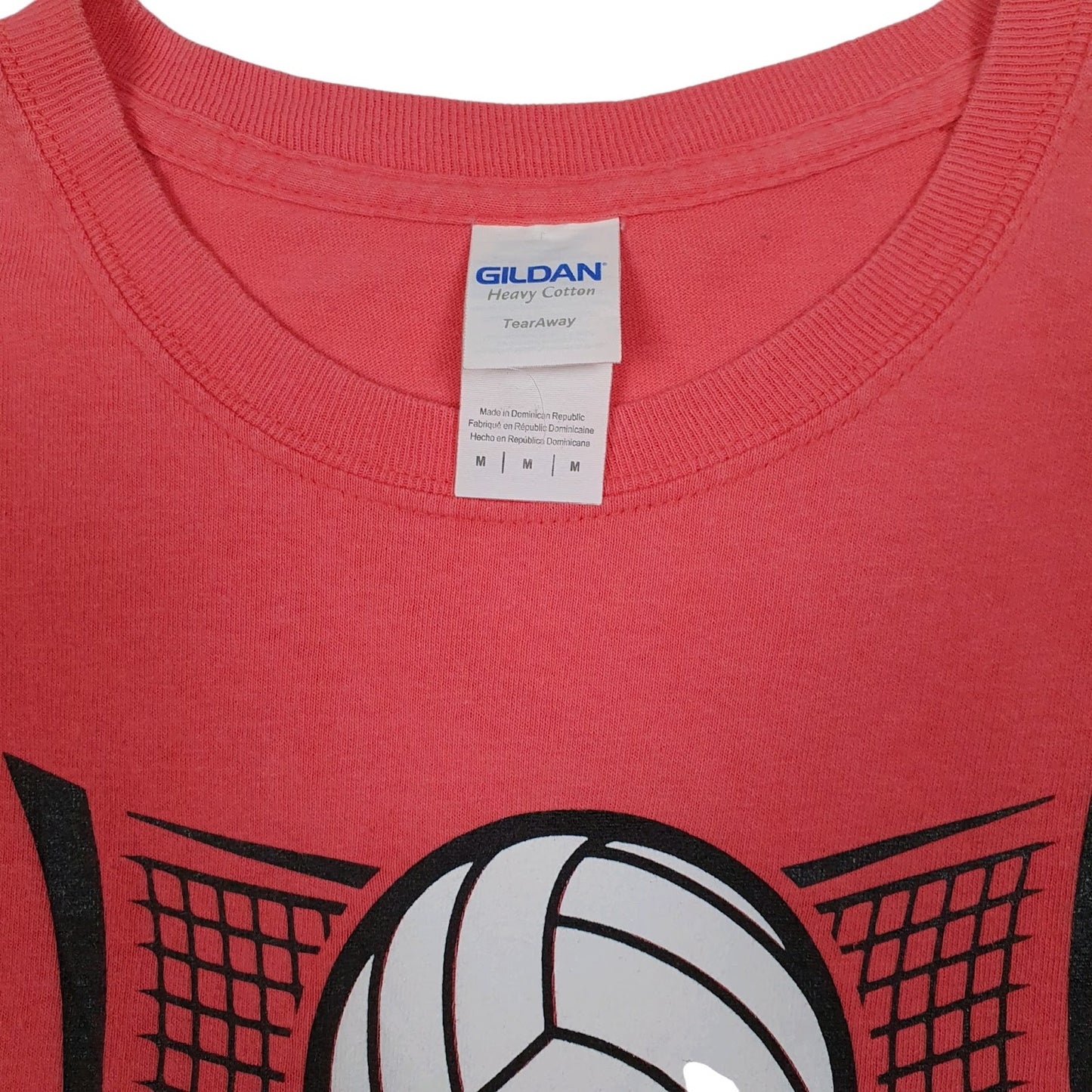 Mens Pink Gildan Kent City Volleyball  T Shirt