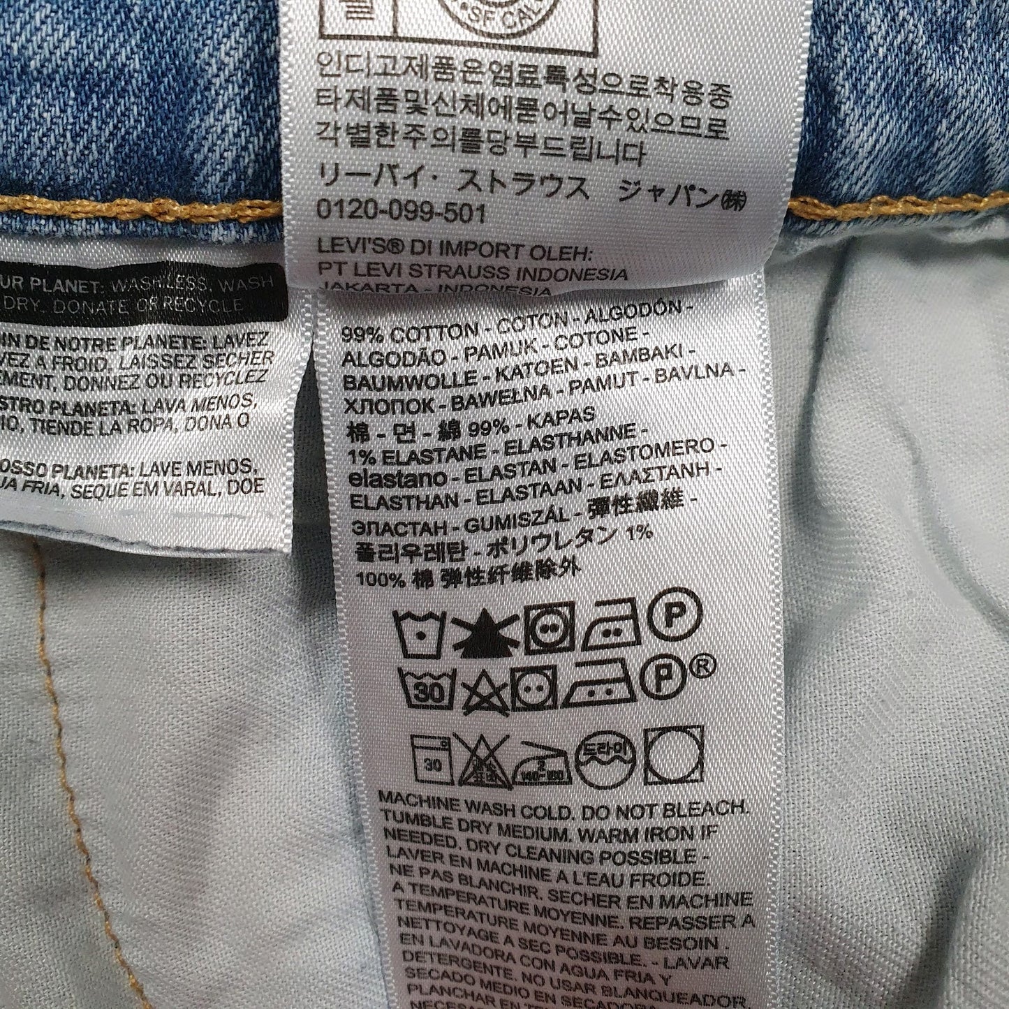 Mens Blue Levis   Jeans