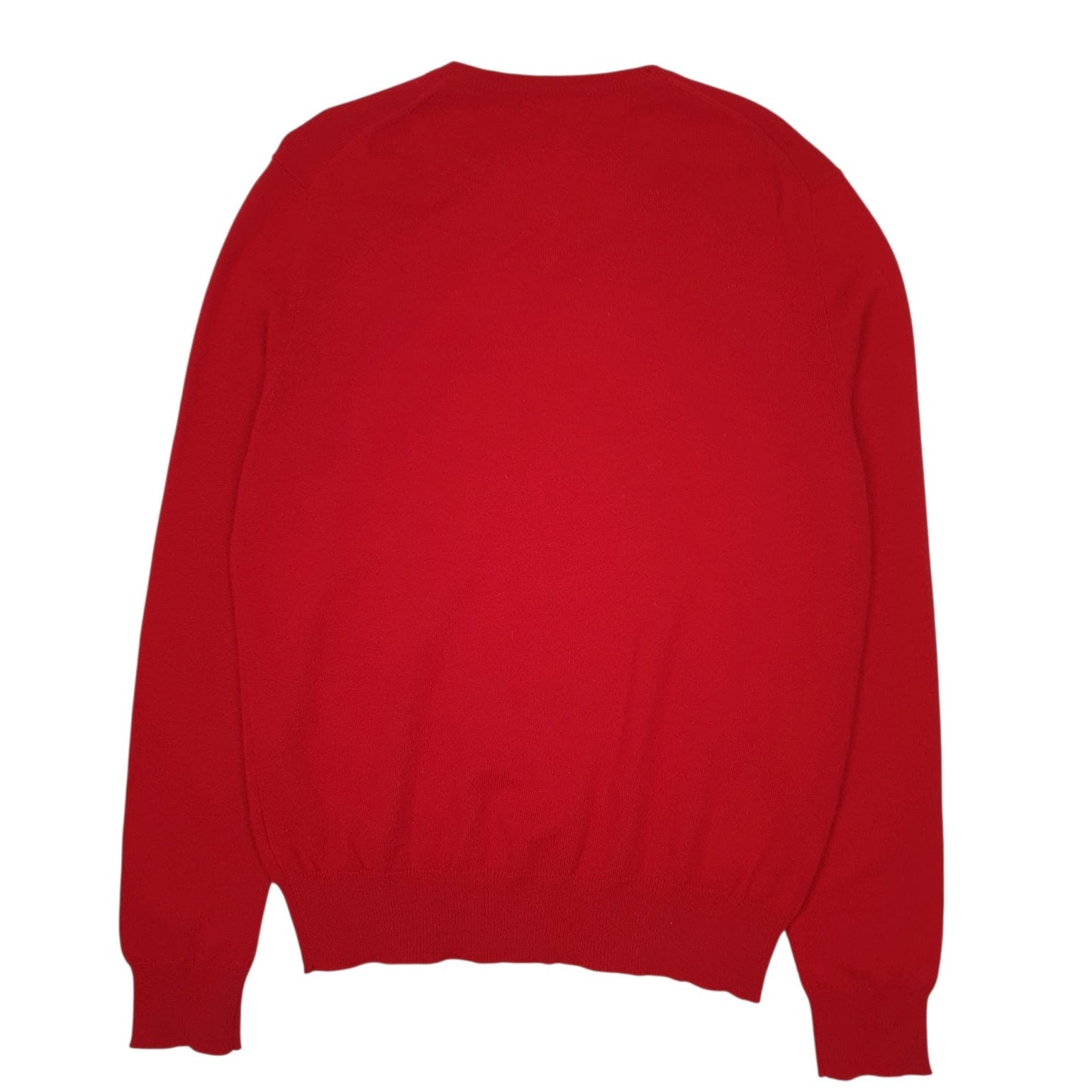 Mens Red Polo Ralph Lauren  V Neck Jumper