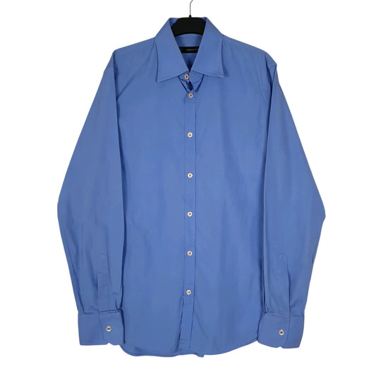 Mens Blue Dsquared2  Long Sleeve Shirt