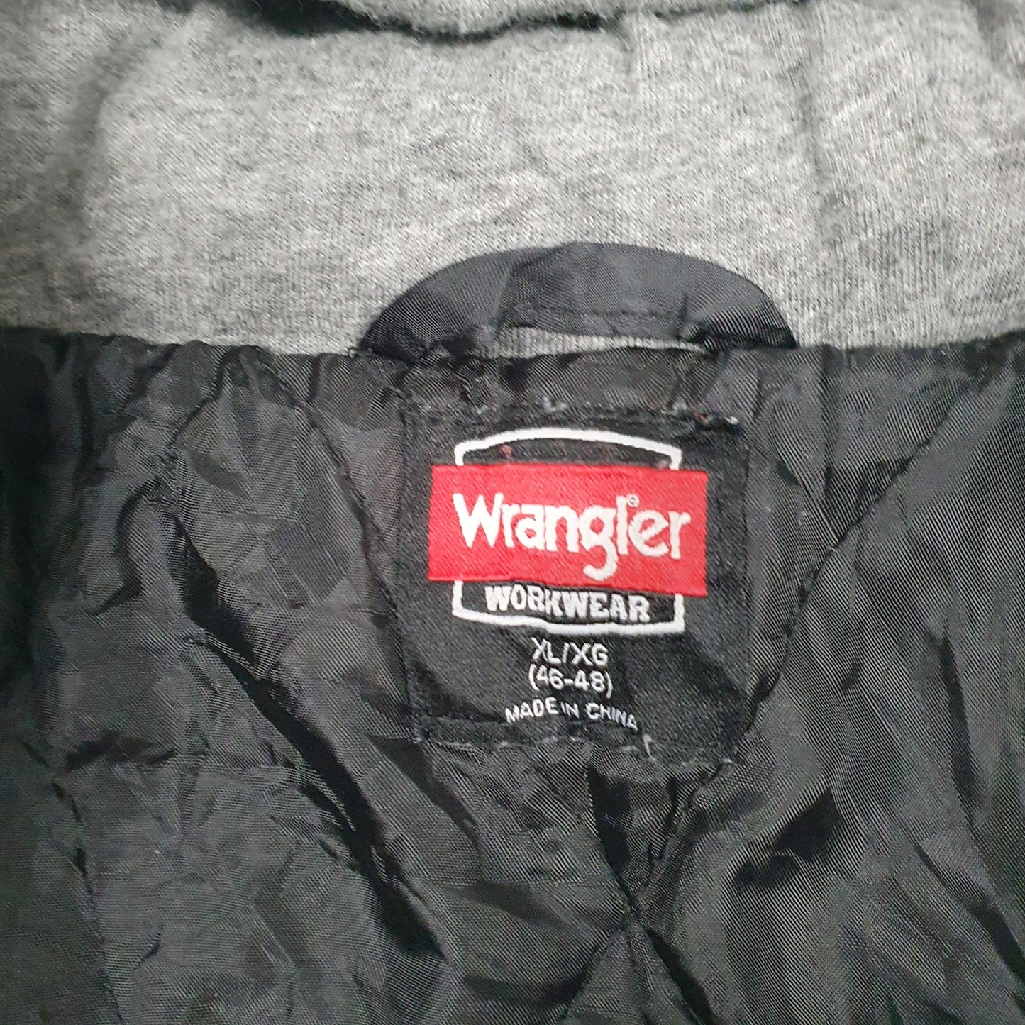 Mens Navy Wrangler Padded  Coat