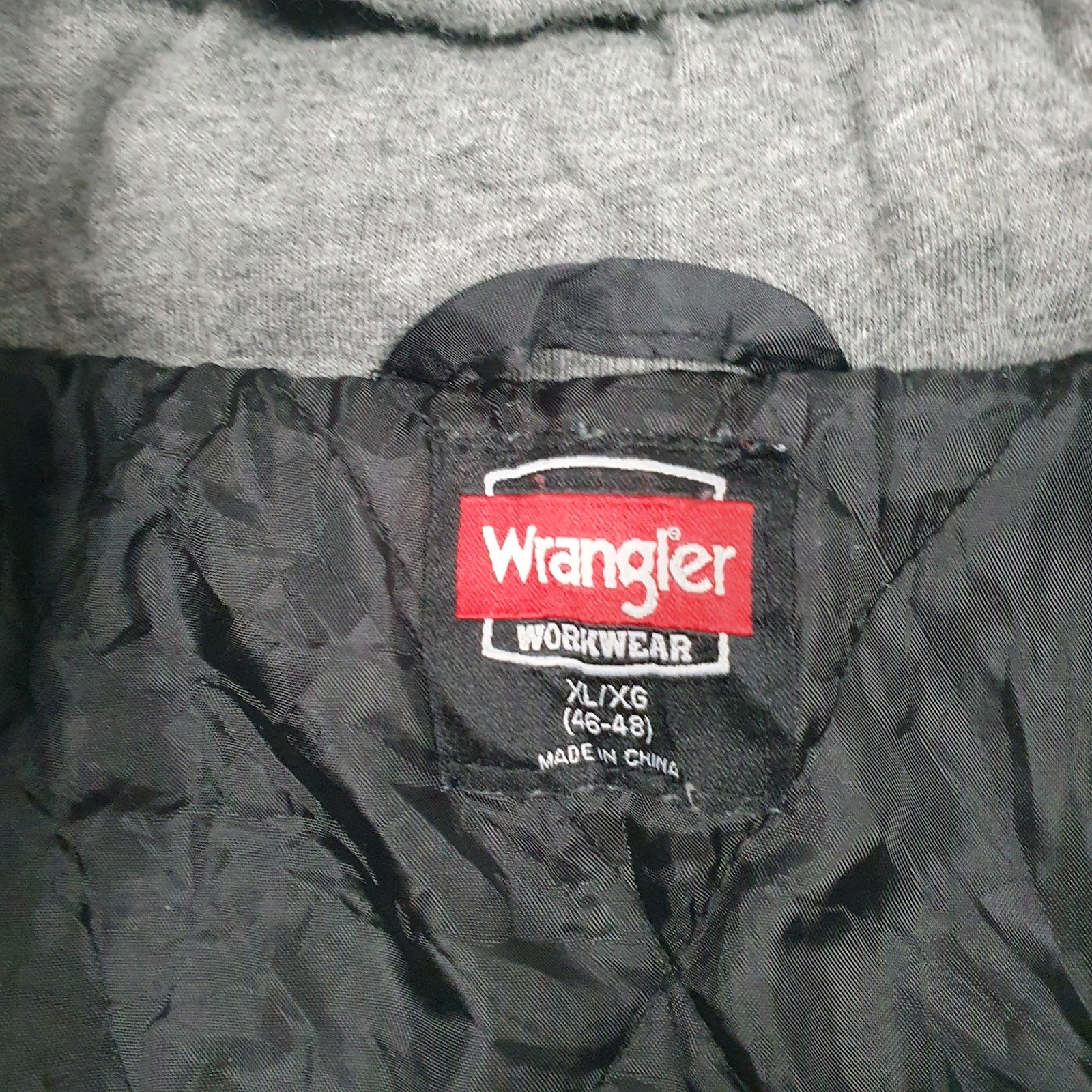 Mens Navy Wrangler Padded  Coat