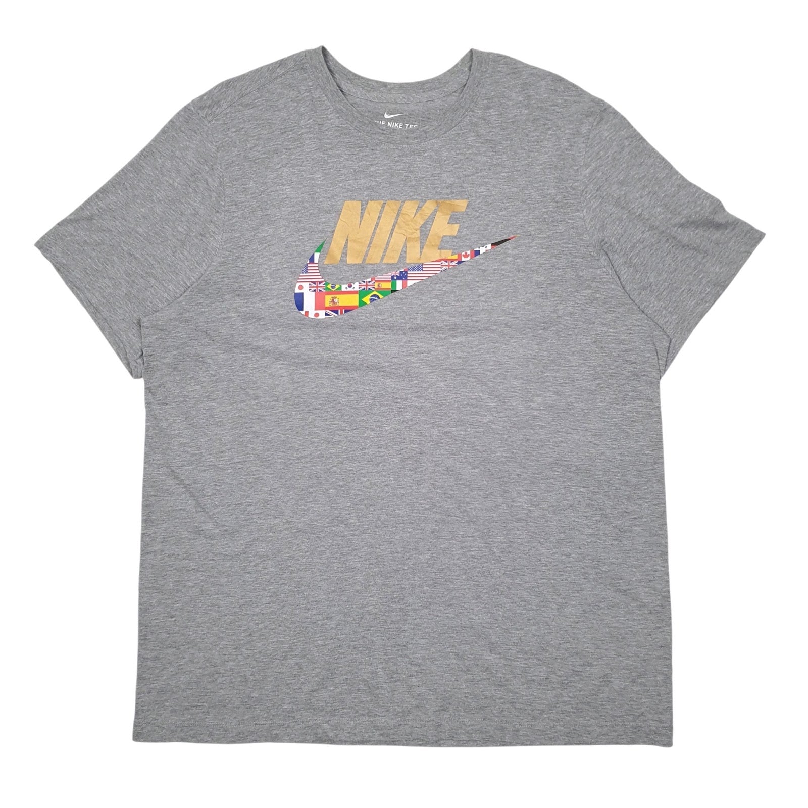 Mens Grey Nike  Short Sleeve T Shirt