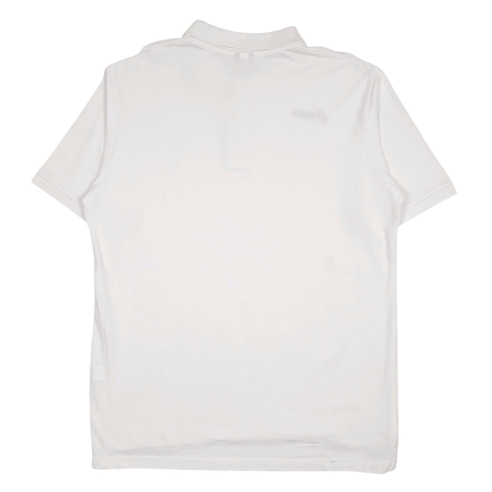 Mens White Asics   Polo Shirt