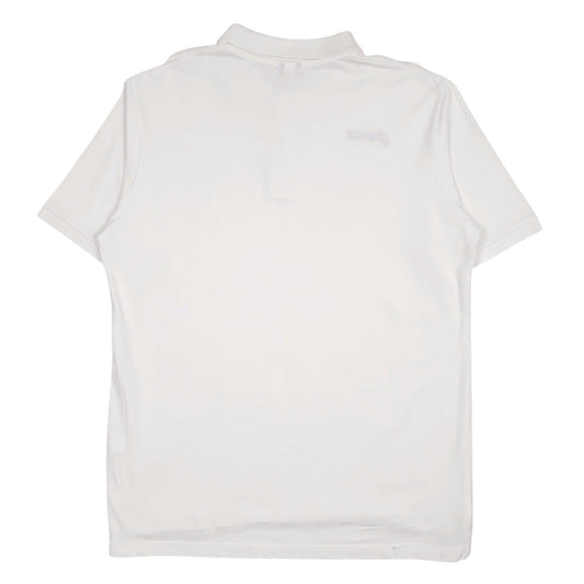 Mens White Asics   Polo Shirt