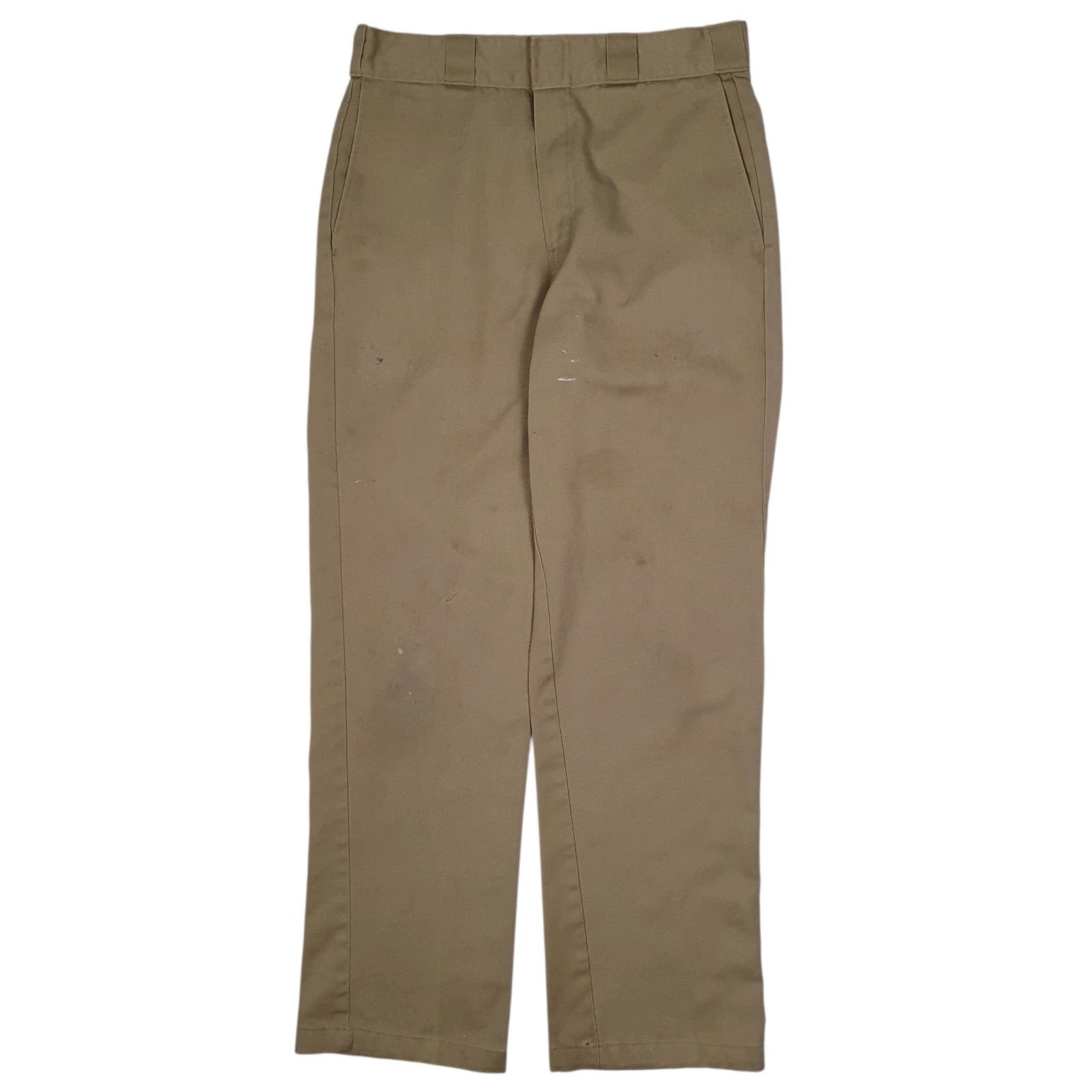 Mens Beige Dickies  Chino Trousers